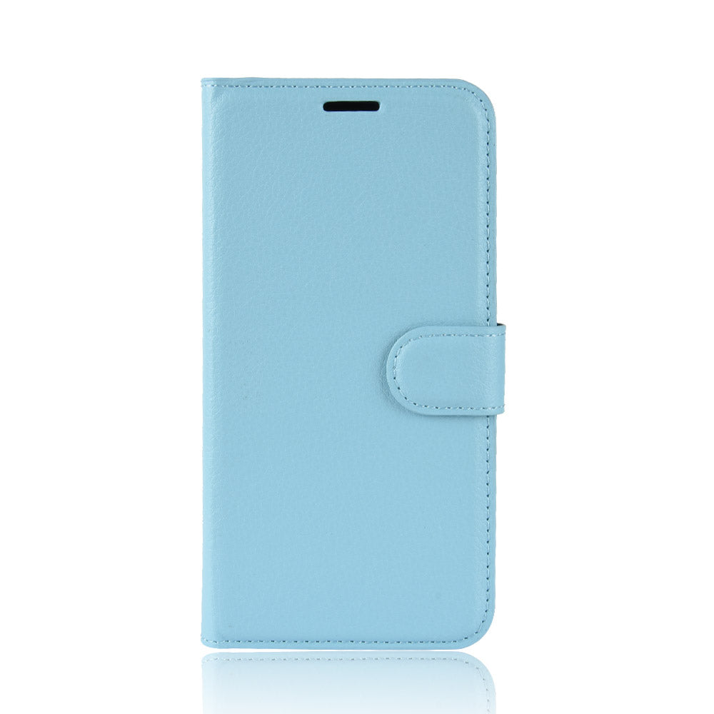 Magnetic Leather Litchi Skin Case for Samsung Galaxy S20 FE 4G/FE 5G/S20 Lite/S20 FE 2022 - Blue