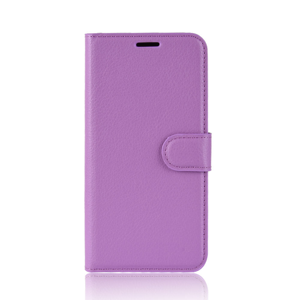 Magnetic Leather Litchi Skin Case for Samsung Galaxy S20 FE 4G/FE 5G/S20 Lite/S20 FE 2022 - Purple