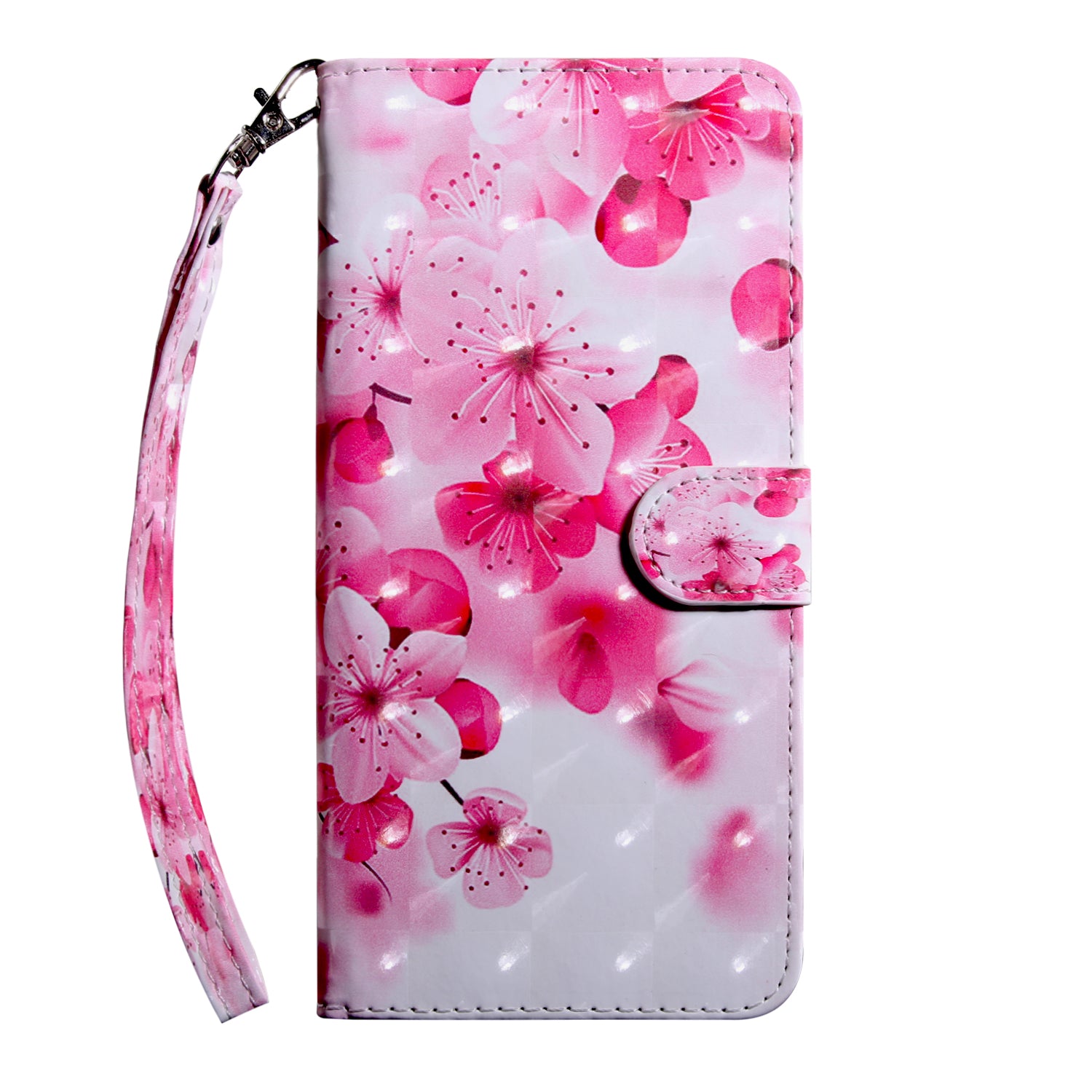 Light Spot Decor Pattern Printing Wallet Stand Leather Cover Case for Samsung Galaxy S20 FE 4G/FE 5G/S20 Lite/S20 FE 2022 - Beautiful Flower