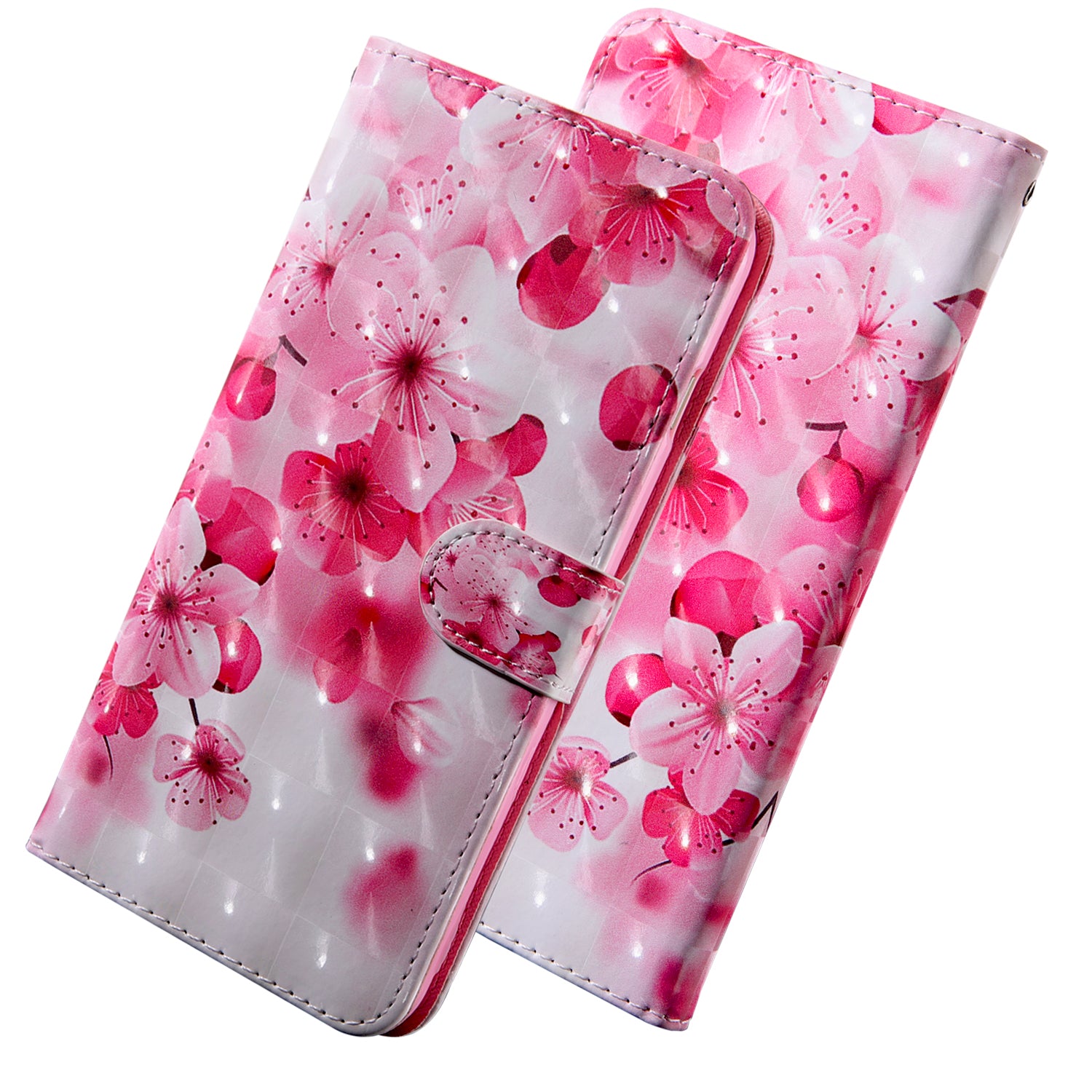 Light Spot Decor Pattern Printing Wallet Stand Leather Cover Case for Samsung Galaxy S20 FE 4G/FE 5G/S20 Lite/S20 FE 2022 - Beautiful Flower