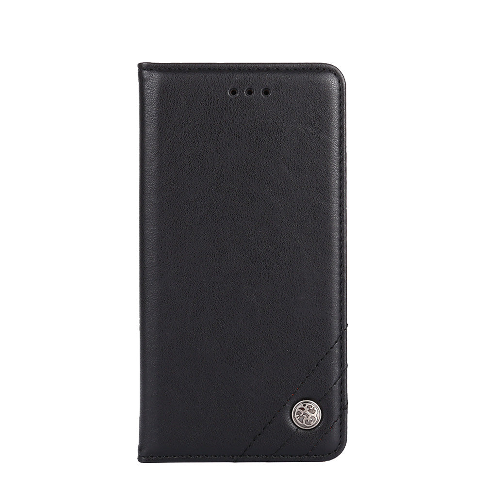 Leather Wallet Phone Flip Case for Samsung Galaxy S20 FE/S20 Fan Edition/S20 FE 5G/S20 Fan Edition 5G - Black