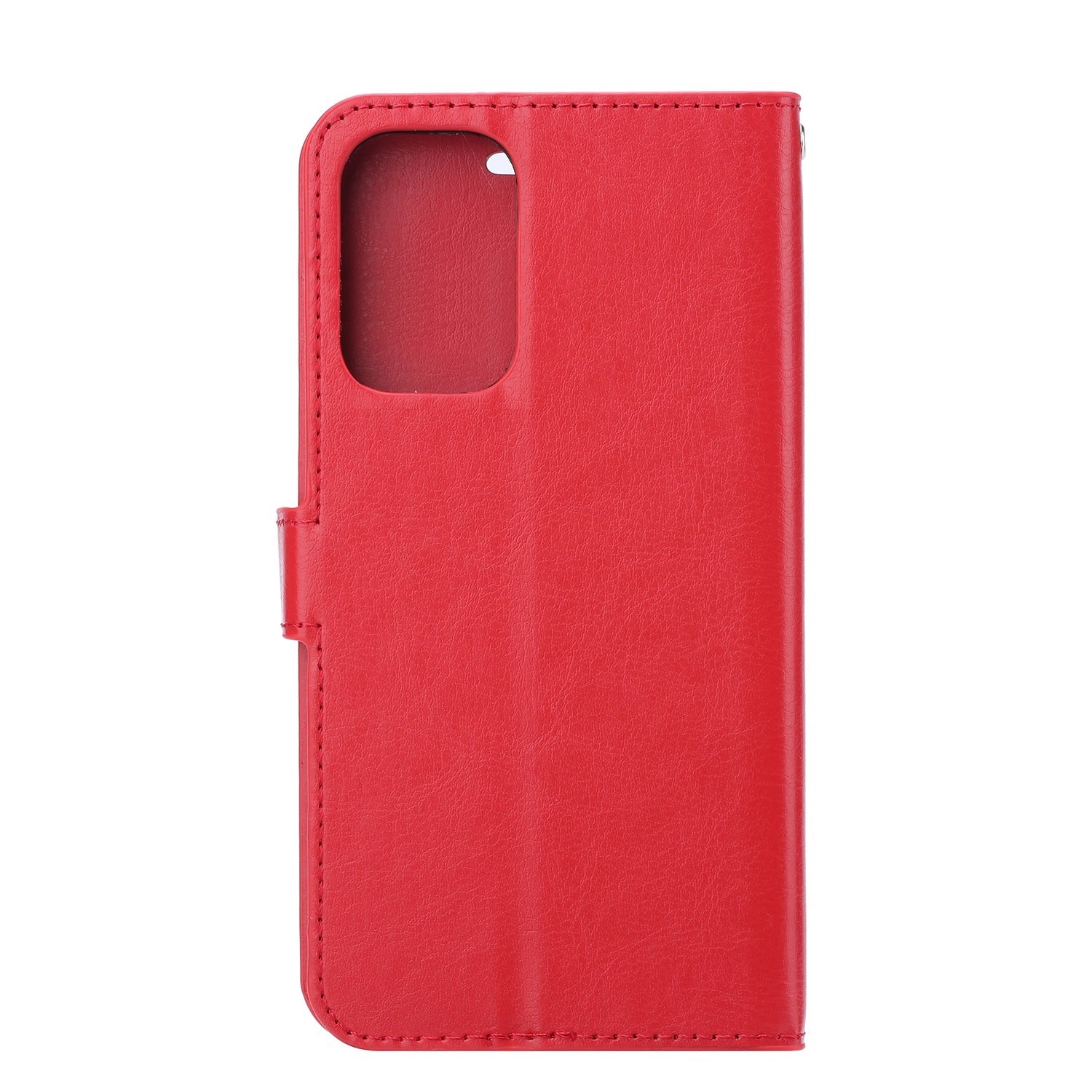 Crazy Horse Skin Wallet Stand Flip Leather Protective Case for Samsung Galaxy S20 FE 4G/FE 5G/S20 Lite/S20 FE 2022 - Red