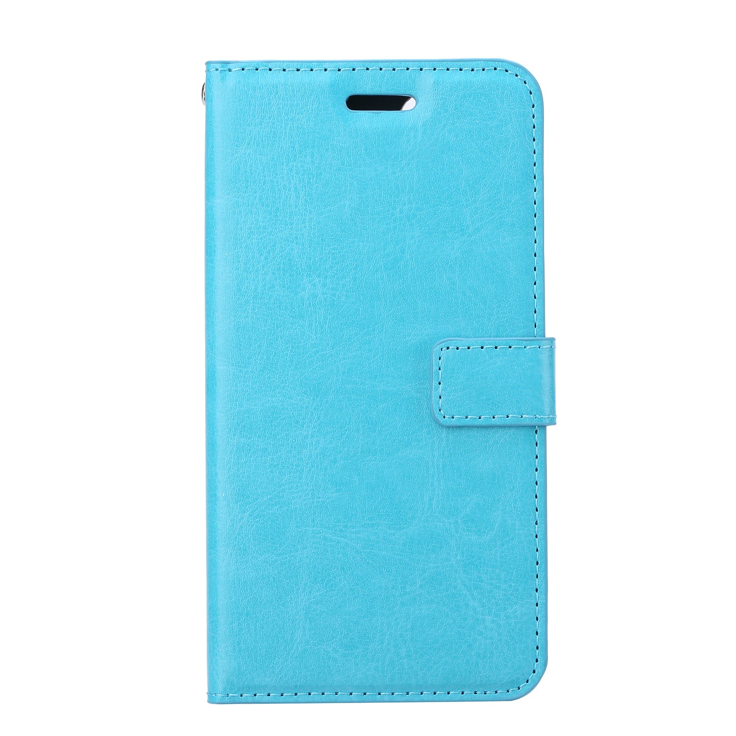 Crazy Horse Skin Wallet Stand Flip Leather Protective Case for Samsung Galaxy S20 FE 4G/FE 5G/S20 Lite/S20 FE 2022 - Blue