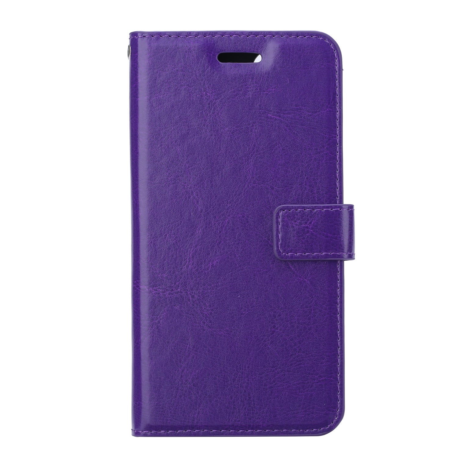 Crazy Horse Skin Wallet Stand Flip Leather Protective Case for Samsung Galaxy S20 FE 4G/FE 5G/S20 Lite/S20 FE 2022 - Purple