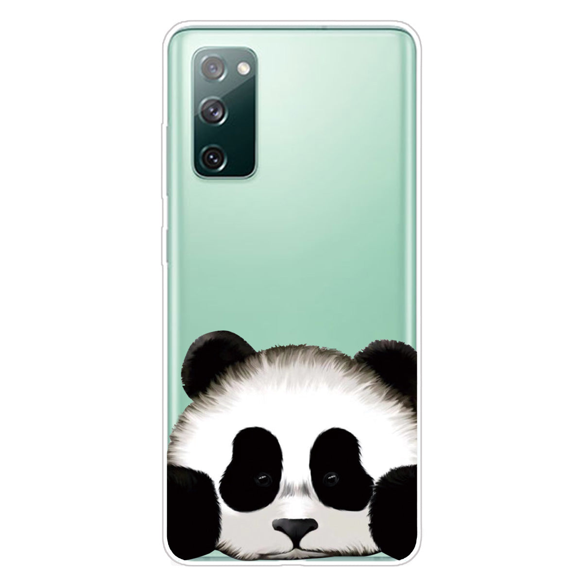 Pattern Printing Soft TPU Cell Phone Cover for Samsung Galaxy S20 FE 4G/FE 5G/S20 Lite/S20 FE 2022 - Panda