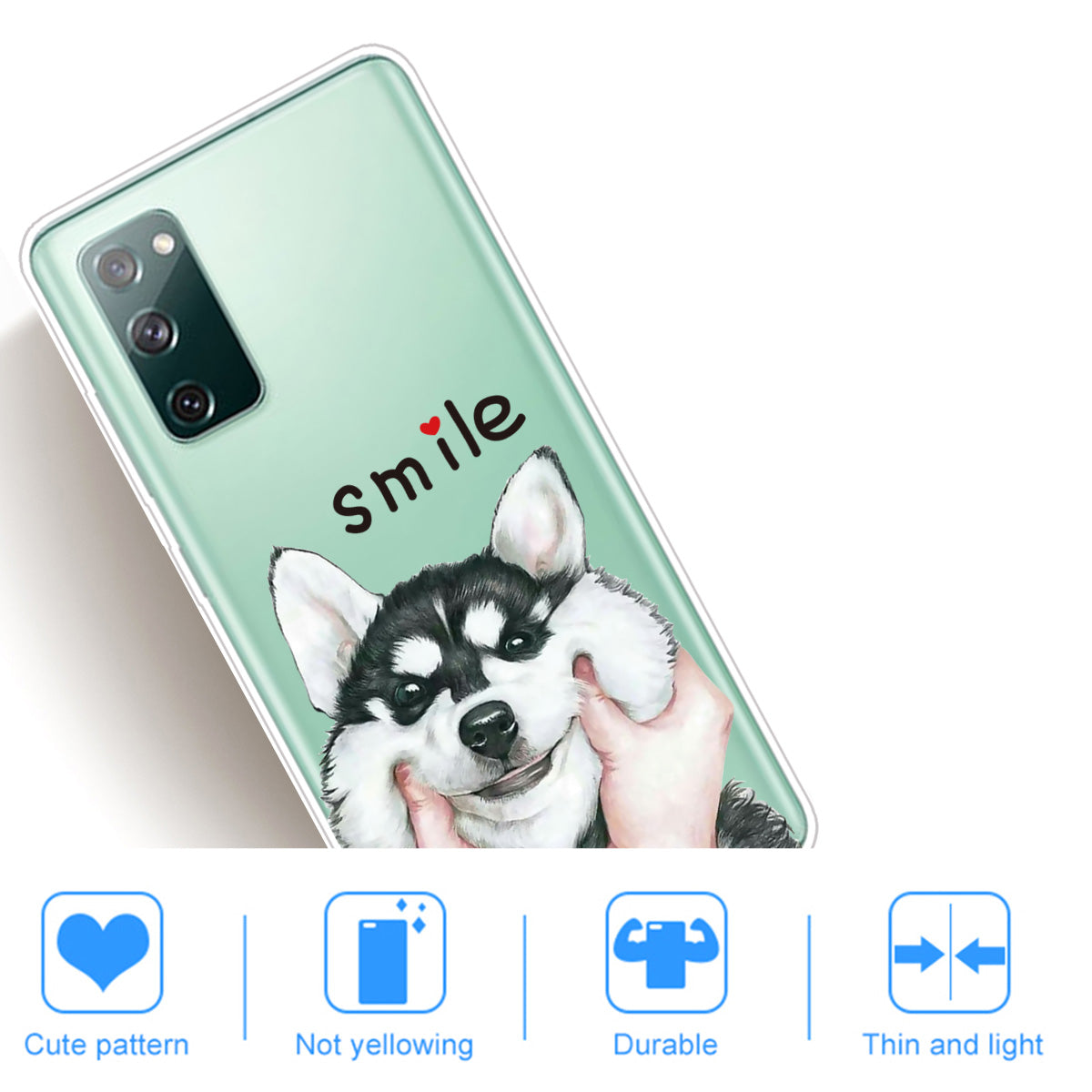 Pattern Printing Soft TPU Cell Phone Cover for Samsung Galaxy S20 FE 4G/FE 5G/S20 Lite/S20 FE 2022 - Dog