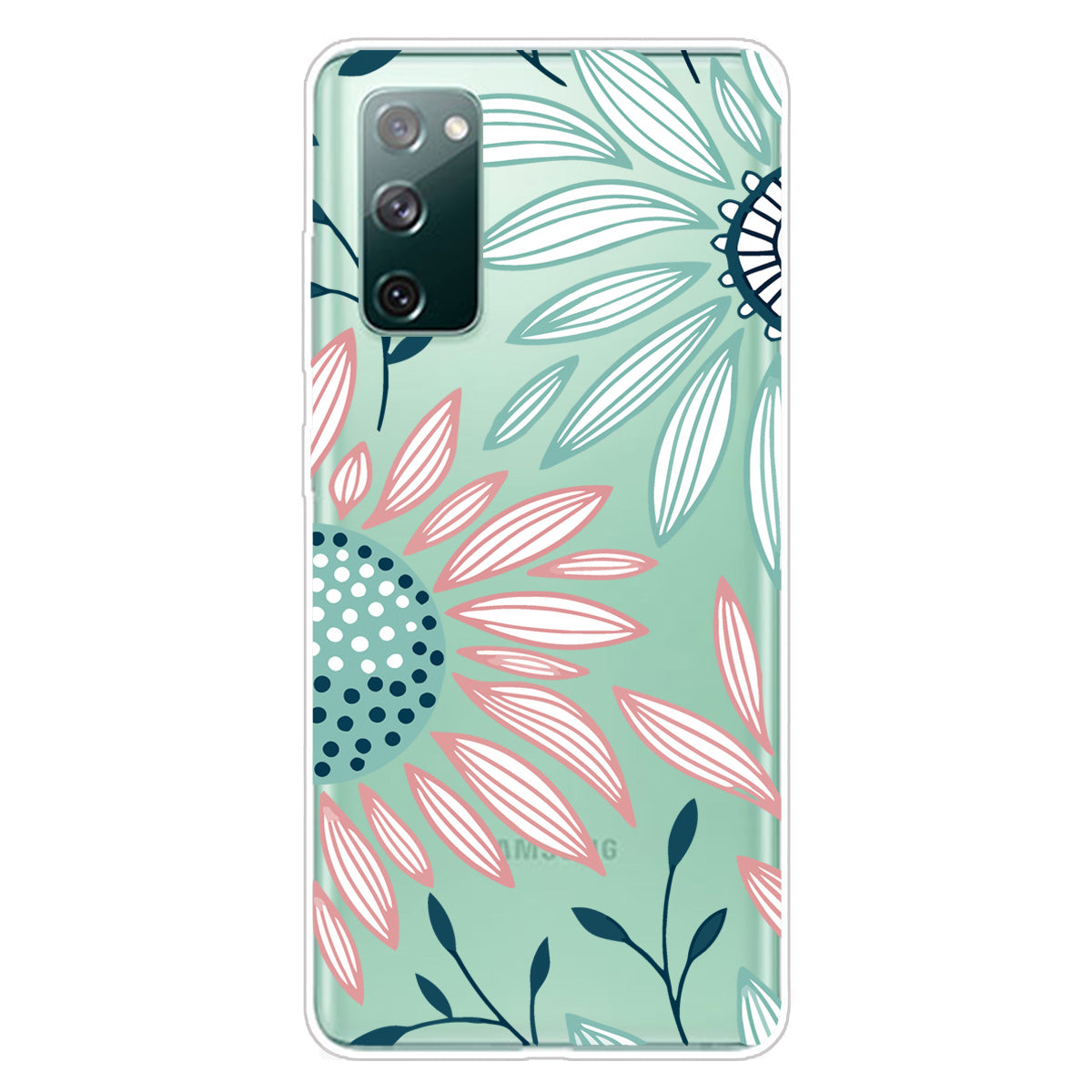 Pattern Printing Soft TPU Cell Phone Cover for Samsung Galaxy S20 FE 4G/FE 5G/S20 Lite/S20 FE 2022 - Sunflower