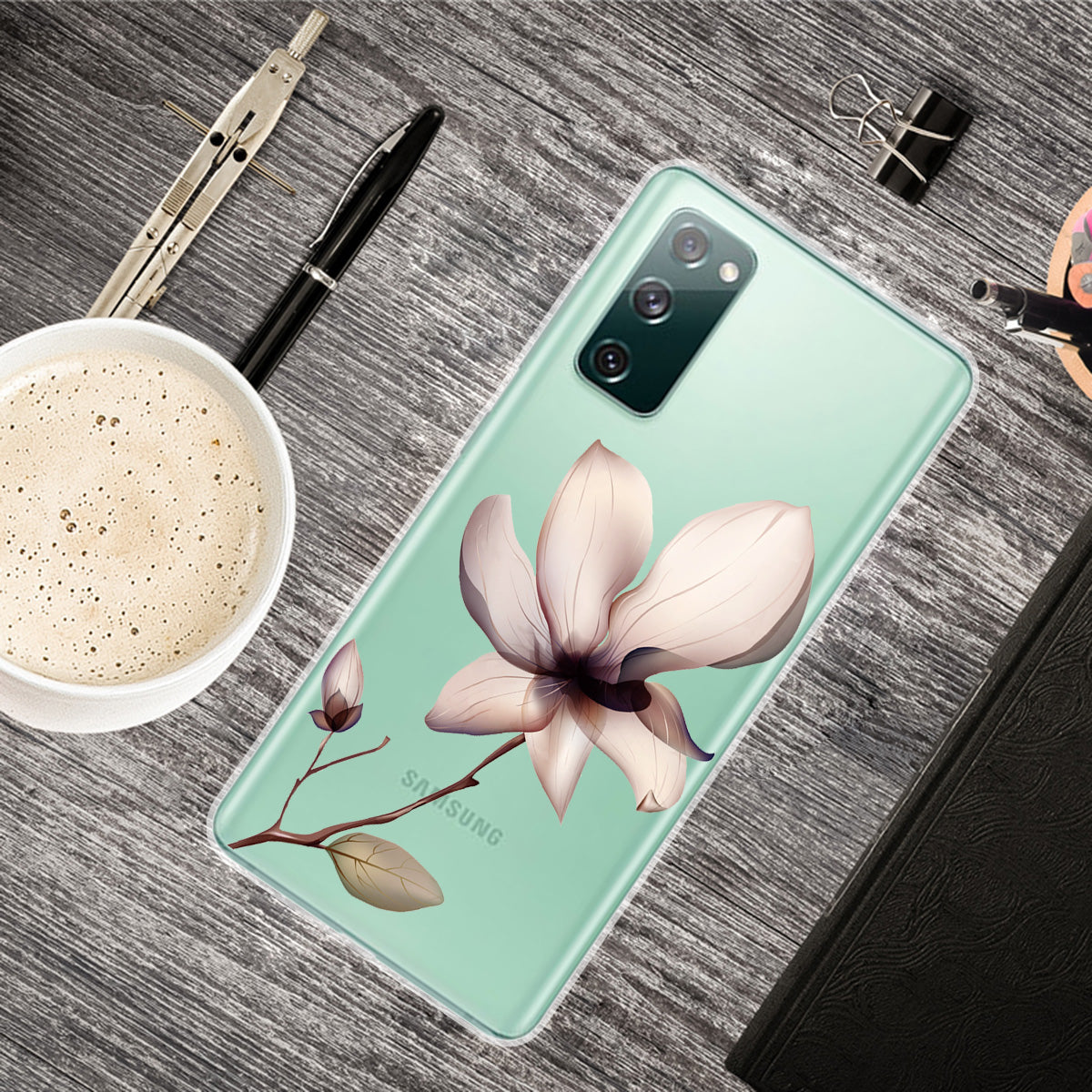 Pattern Printing Soft TPU Cell Phone Cover for Samsung Galaxy S20 FE 4G/FE 5G/S20 Lite/S20 FE 2022 - Beautiful Flower