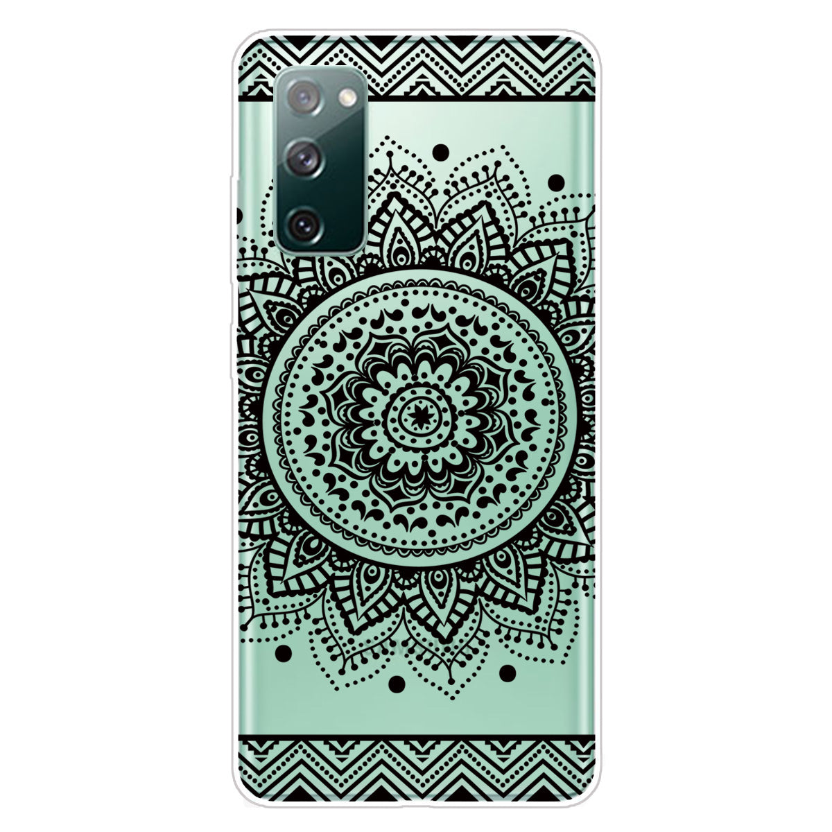 Pattern Printing Soft TPU Cell Phone Cover for Samsung Galaxy S20 FE 4G/FE 5G/S20 Lite/S20 FE 2022 - Mandala Flower