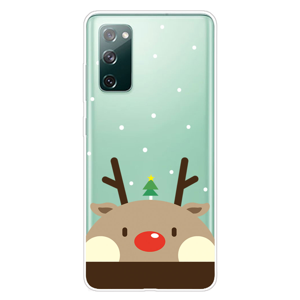 Christmas Series Pattern Printing TPU Phone Case for Samsung Galaxy S20 FE/Fan Edition/S20 FE 5G/Fan Edition 5G - Style B