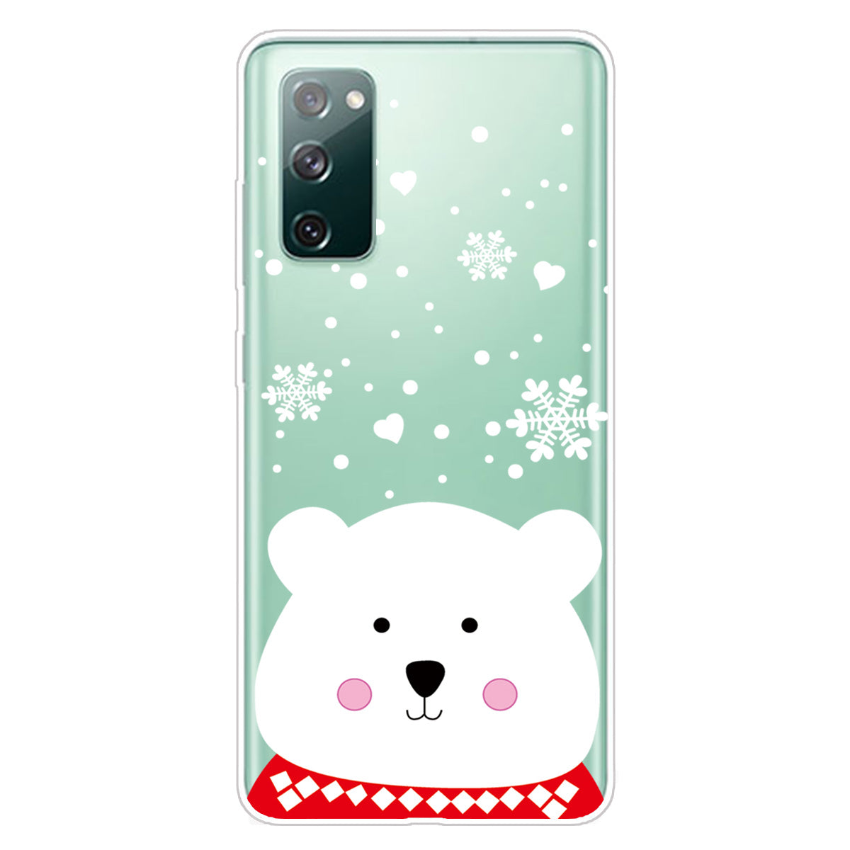 Christmas Series Pattern Printing TPU Phone Case for Samsung Galaxy S20 FE/Fan Edition/S20 FE 5G/Fan Edition 5G - Style D