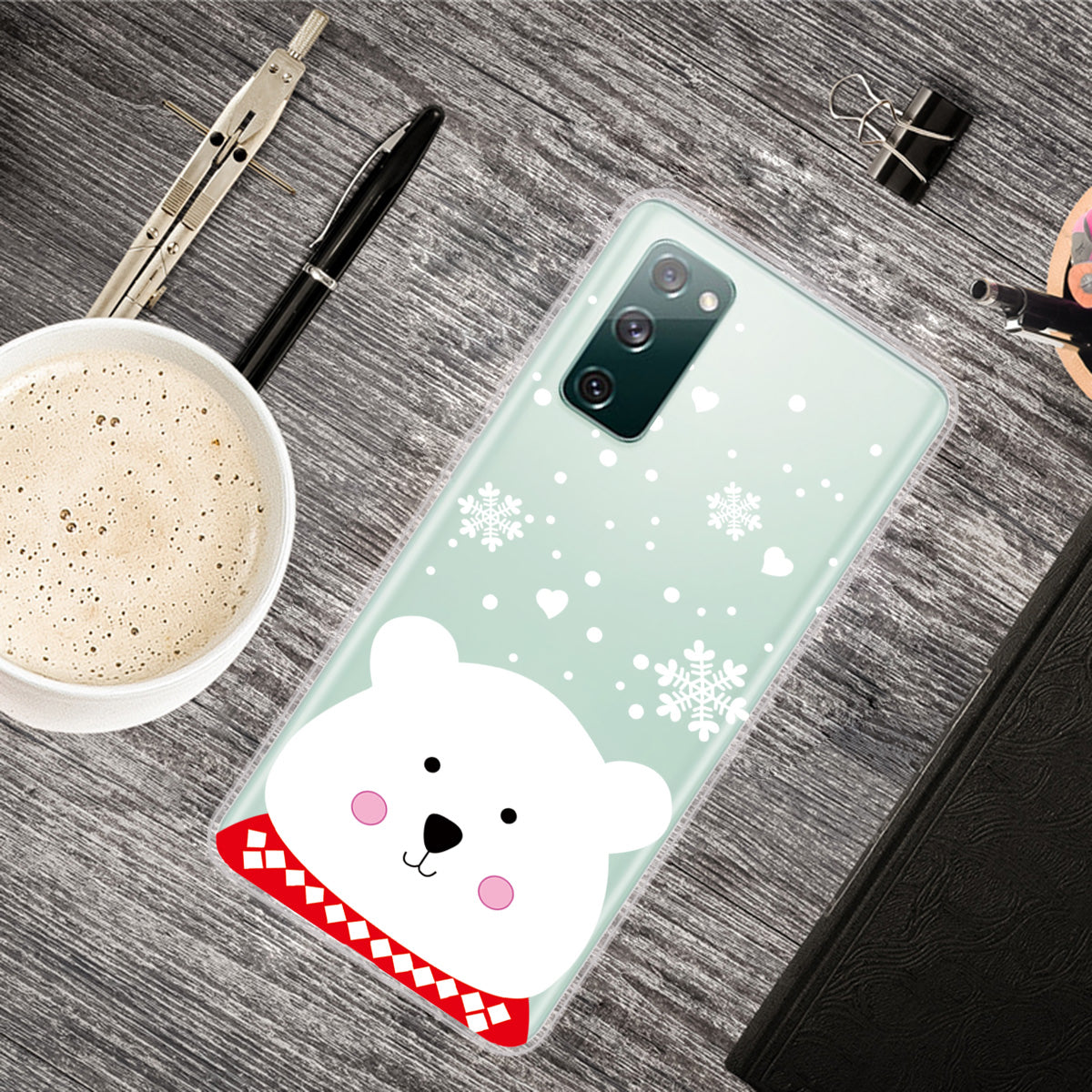 Christmas Series Pattern Printing TPU Phone Case for Samsung Galaxy S20 FE/Fan Edition/S20 FE 5G/Fan Edition 5G - Style D