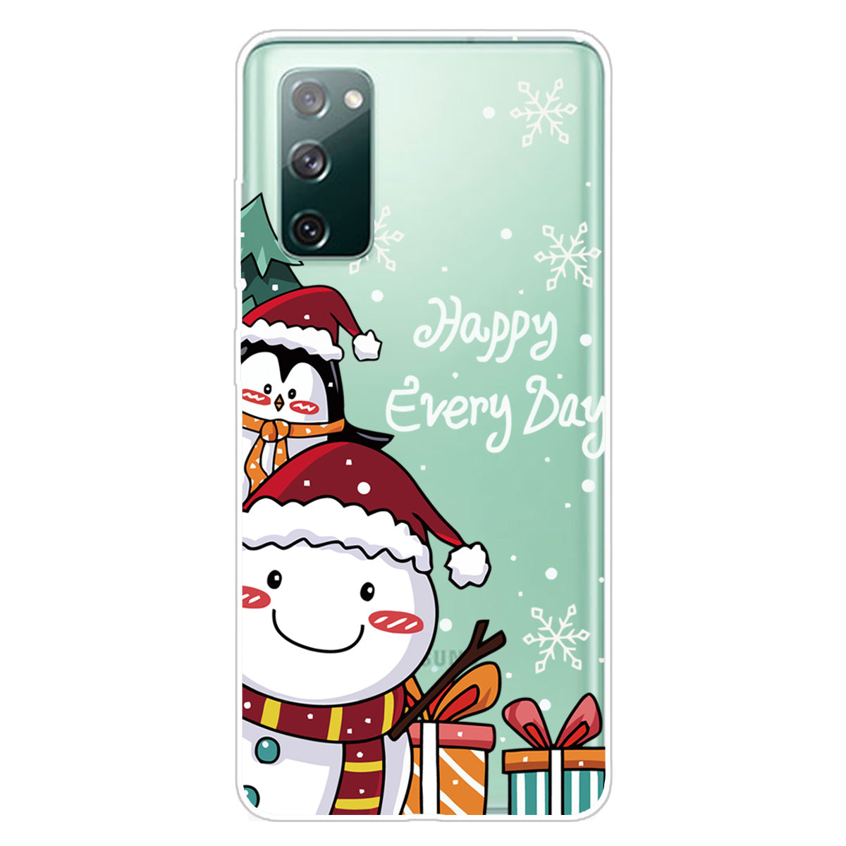 Christmas Series Pattern Printing TPU Phone Case for Samsung Galaxy S20 FE/Fan Edition/S20 FE 5G/Fan Edition 5G - Style I