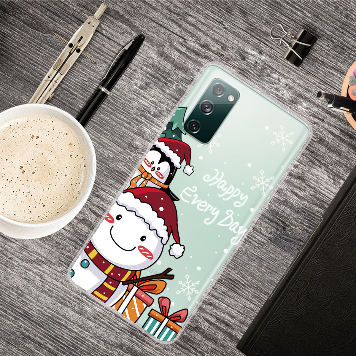 Christmas Series Pattern Printing TPU Phone Case for Samsung Galaxy S20 FE/Fan Edition/S20 FE 5G/Fan Edition 5G - Style I