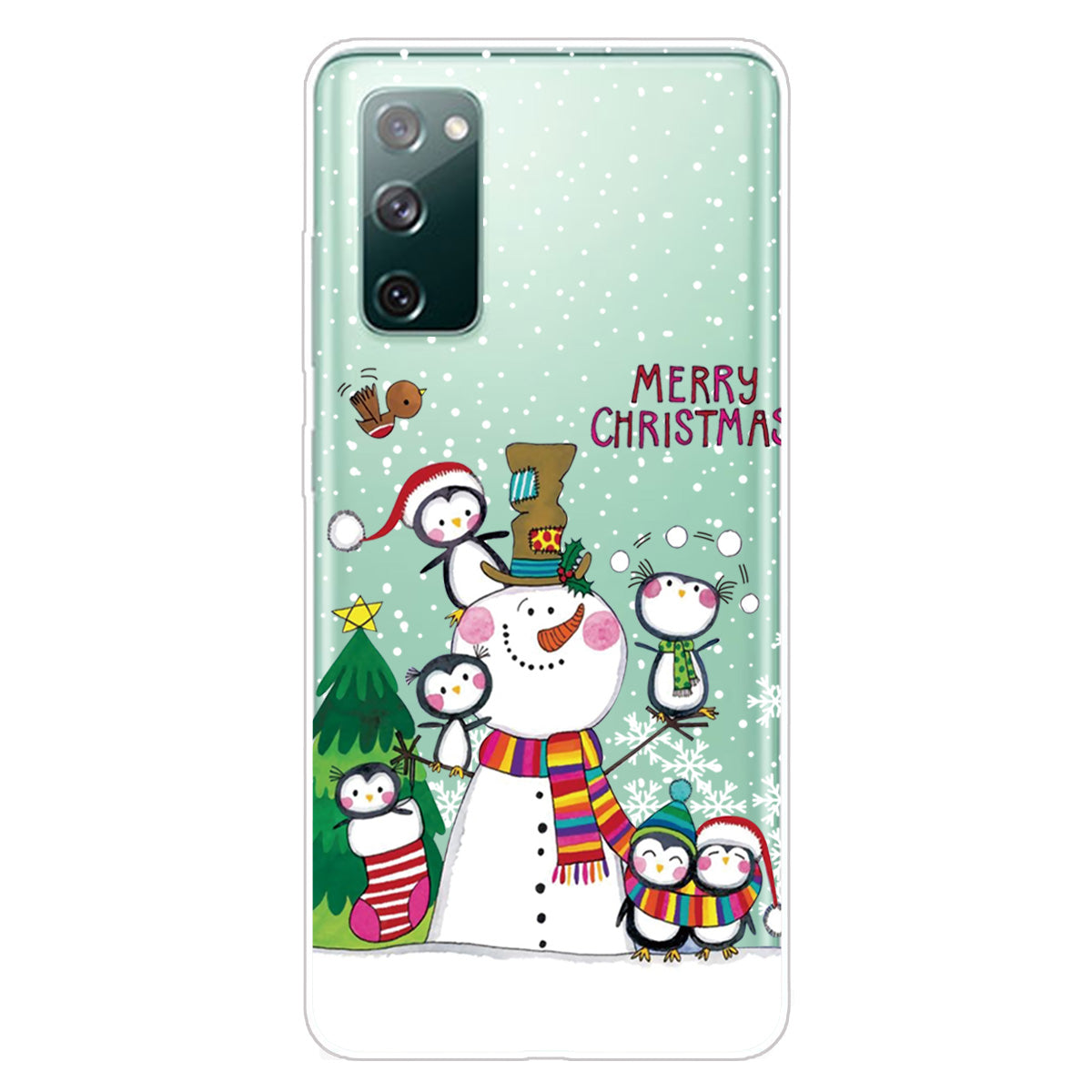 Christmas Series Pattern Printing TPU Phone Case for Samsung Galaxy S20 FE/Fan Edition/S20 FE 5G/Fan Edition 5G - Style M