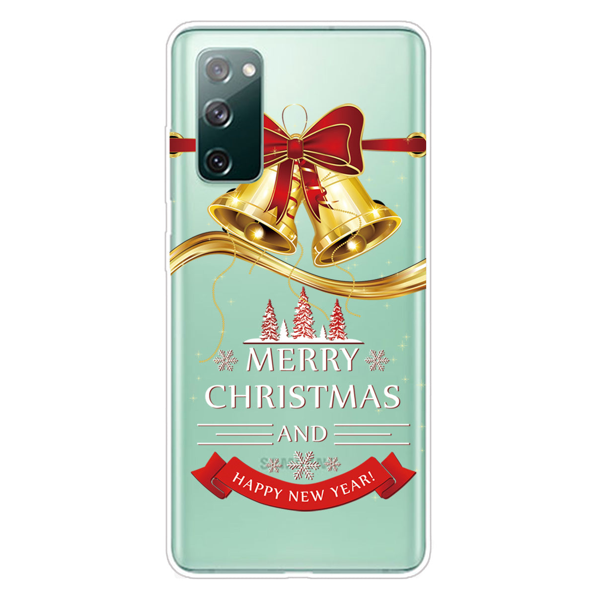 Christmas Series Pattern Printing TPU Phone Case for Samsung Galaxy S20 FE/Fan Edition/S20 FE 5G/Fan Edition 5G - Style Q