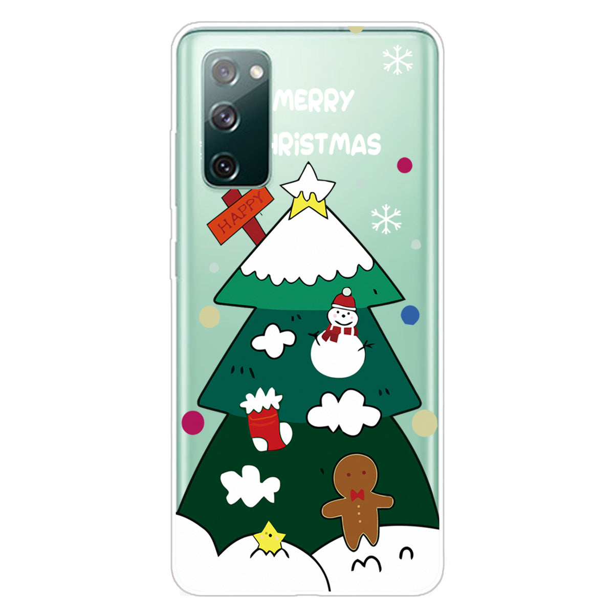 Christmas Series Pattern Printing TPU Phone Case for Samsung Galaxy S20 FE/Fan Edition/S20 FE 5G/Fan Edition 5G - Style V