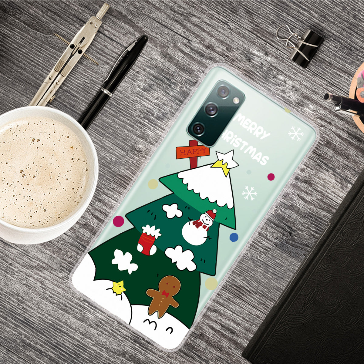 Christmas Series Pattern Printing TPU Phone Case for Samsung Galaxy S20 FE/Fan Edition/S20 FE 5G/Fan Edition 5G - Style V