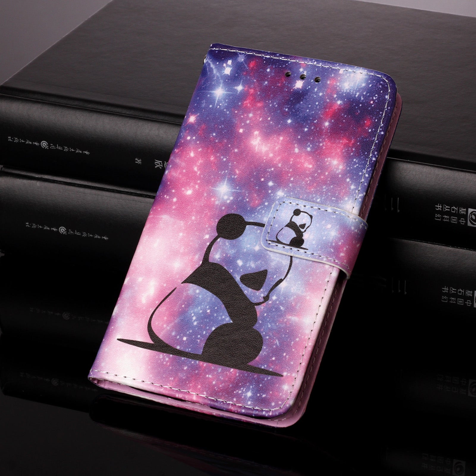 Pattern Printing Leather Wallet Stand Case for Samsung Galaxy S20 FE 4G/FE 5G/S20 Lite/S20 FE 2022 - Panda