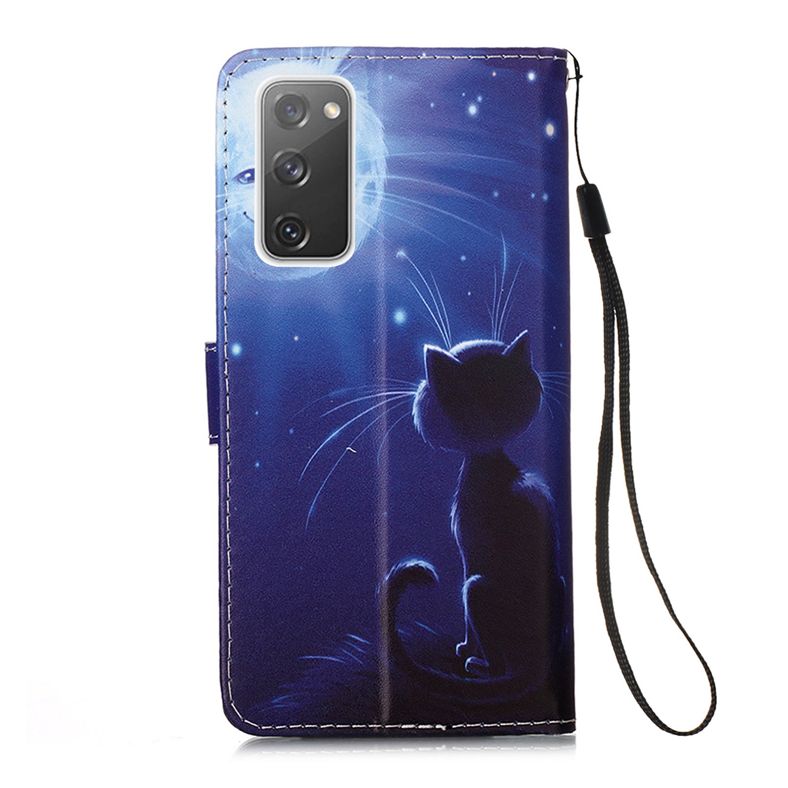 Pattern Printing Leather Wallet Stand Case for Samsung Galaxy S20 FE 4G/FE 5G/S20 Lite/S20 FE 2022 - Lovely Cat