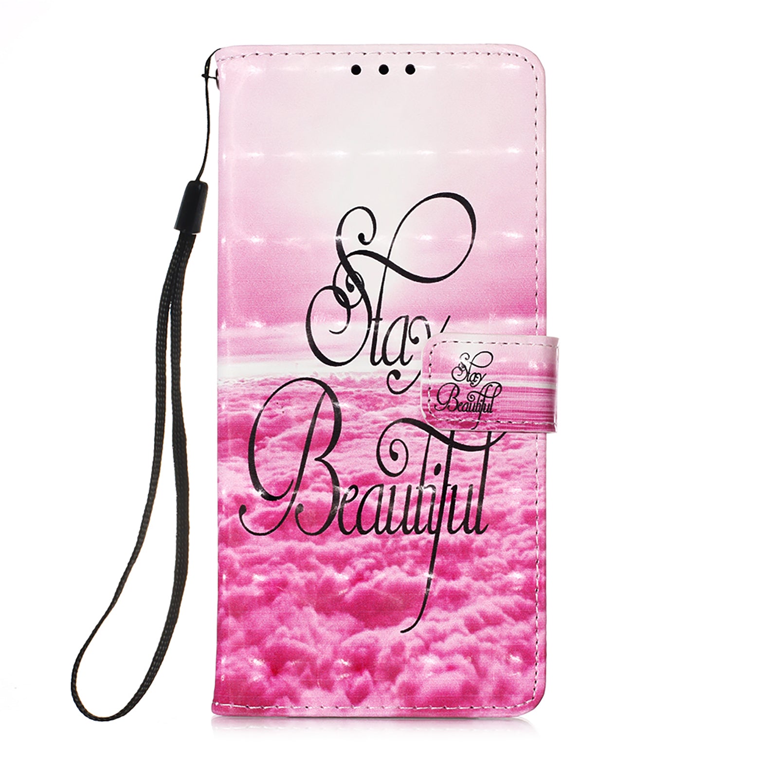 Light Spot Decor Pattern Printing Wallet Stand Leather Phone Casing with Strap for Samsung Galaxy S20 FE 4G/FE 5G/S20 Lite/S20 FE 2022 - Stay Beautiful