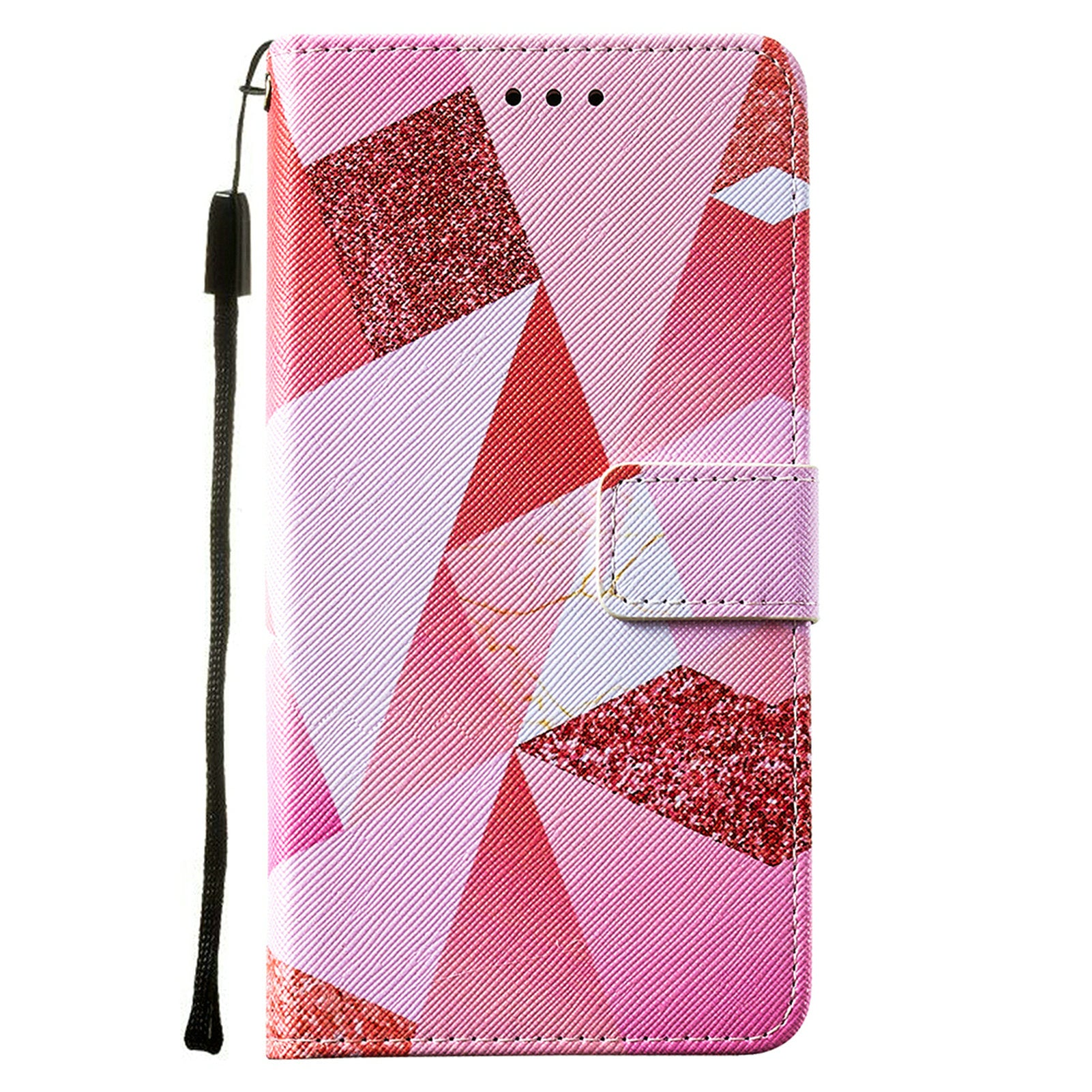 Cross Texture Pattern Printing Flip Leather Wallet Stand Cover for Samsung Galaxy S20 FE 4G/FE 5G/S20 Lite/S20 FE 2022 - Pink