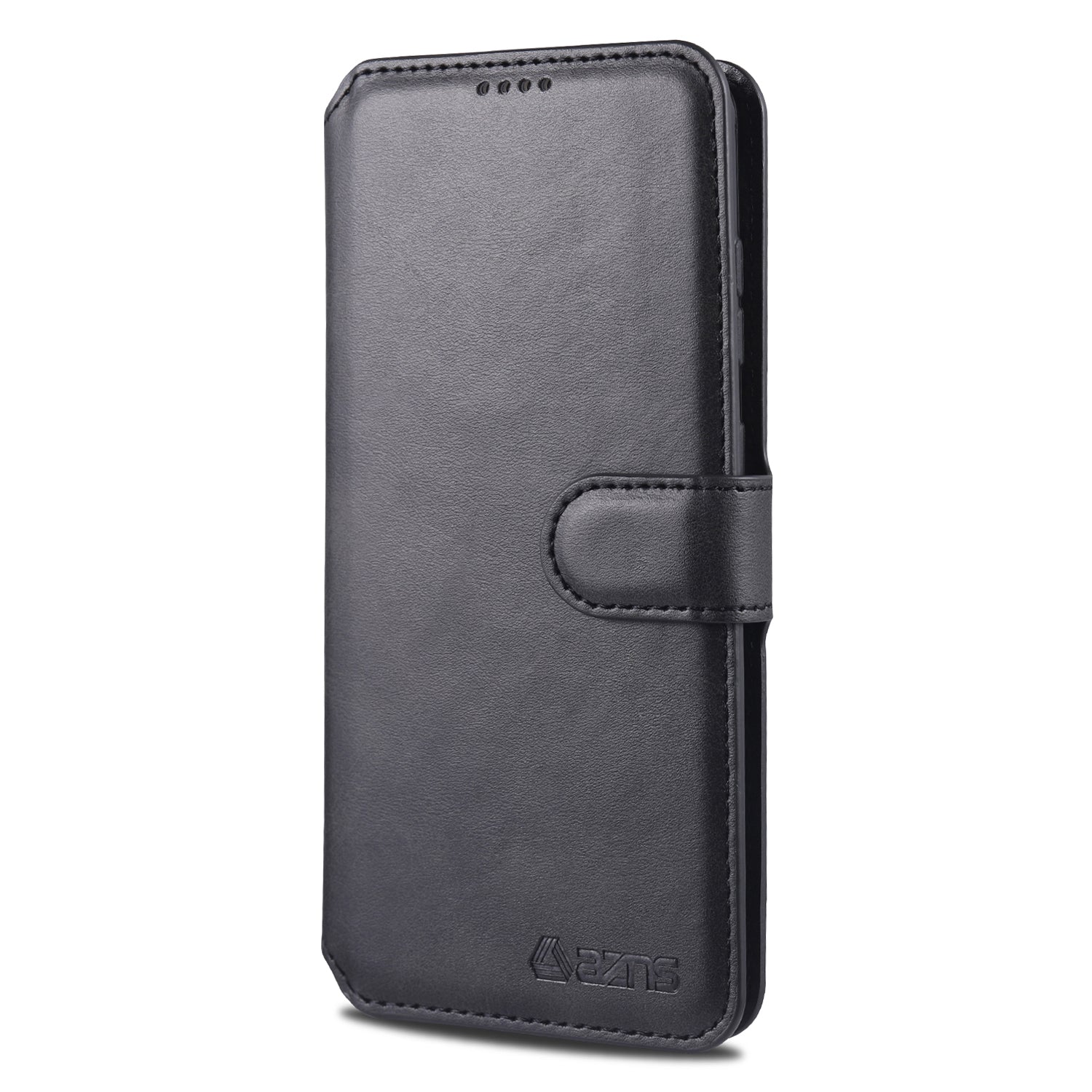 AZNS Wallet Leather Stand Case for Samsung Galaxy S20 FE 4G/FE 5G/S20 Lite/S20 FE 2022 - Black