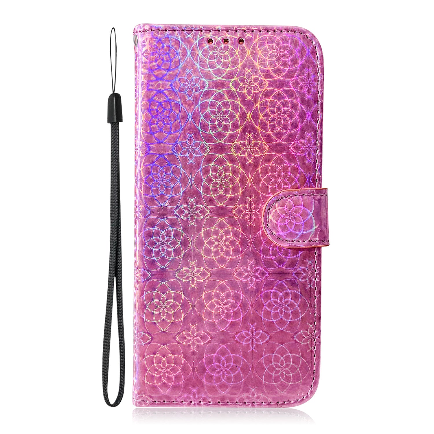 Flower Pattern Magnetic Leather Stand Case for Samsung Galaxy S20 FE/S20 Fan Edition/S20 FE 5G/S20 Fan Edition 5G/S20 Lite/S20 FE 2022 - Pink