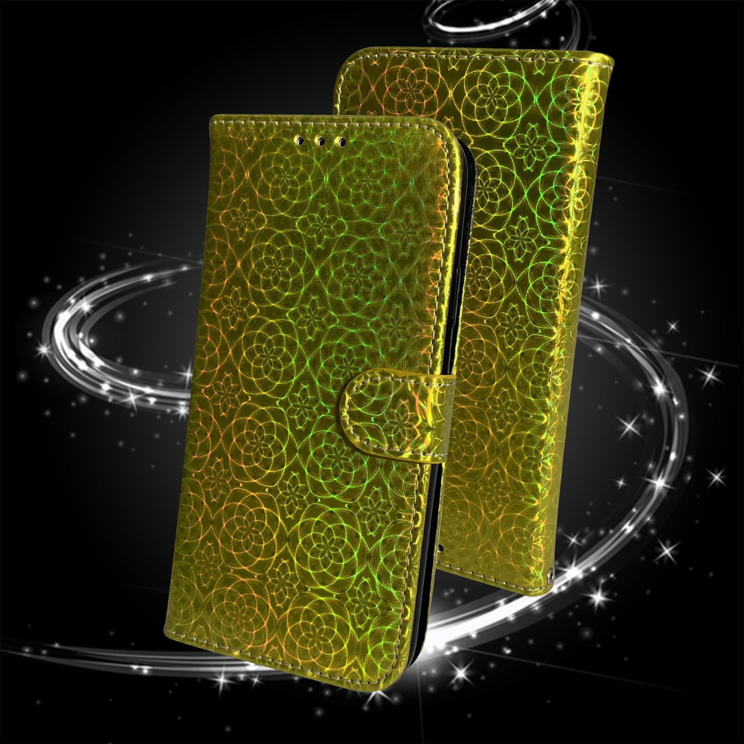 Flower Pattern Magnetic Leather Stand Case for Samsung Galaxy S20 FE/S20 Fan Edition/S20 FE 5G/S20 Fan Edition 5G/S20 Lite/S20 FE 2022 - Green