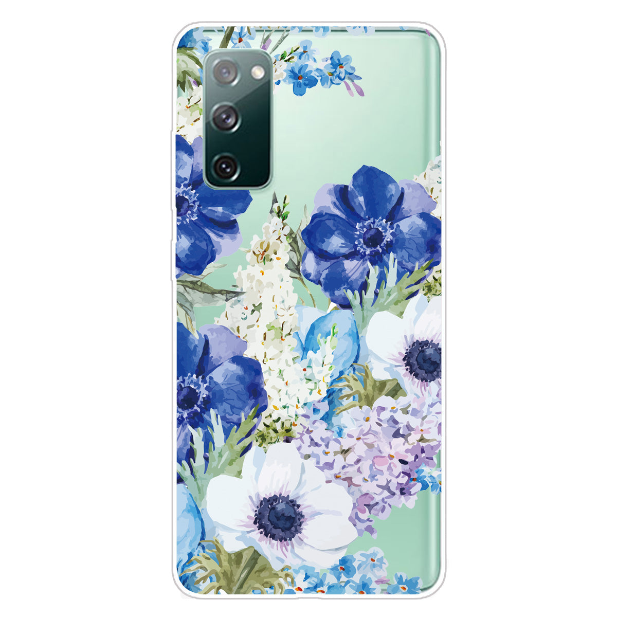 Stylish Pattern Printing TPU Case for Samsung Galaxy S20 FE/S20 Fan Edition/S20 FE 5G/S20 Fan Edition 5G/S20 Lite/S20 FE 2022 - Pretty Flowers