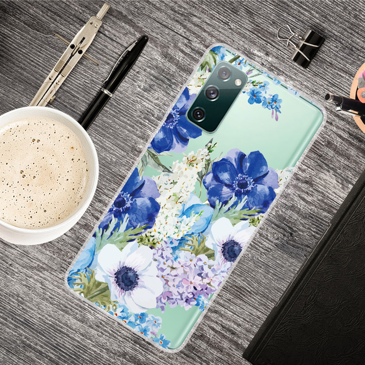 Stylish Pattern Printing TPU Case for Samsung Galaxy S20 FE/S20 Fan Edition/S20 FE 5G/S20 Fan Edition 5G/S20 Lite/S20 FE 2022 - Pretty Flowers