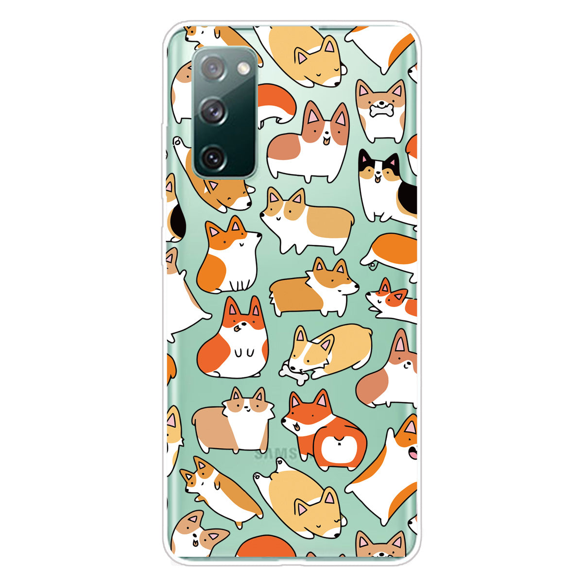 Stylish Pattern Printing TPU Case for Samsung Galaxy S20 FE/S20 Fan Edition/S20 FE 5G/S20 Fan Edition 5G/S20 Lite/S20 FE 2022 - Animals