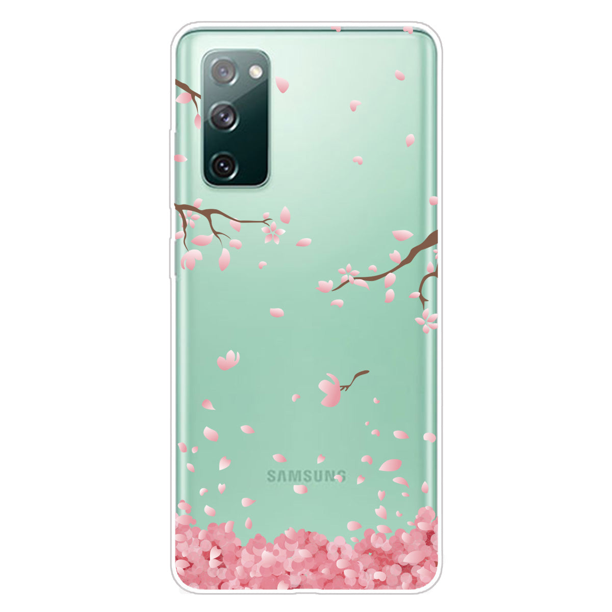 Stylish Pattern Printing TPU Case for Samsung Galaxy S20 FE/S20 Fan Edition/S20 FE 5G/S20 Fan Edition 5G/S20 Lite/S20 FE 2022 - Petals