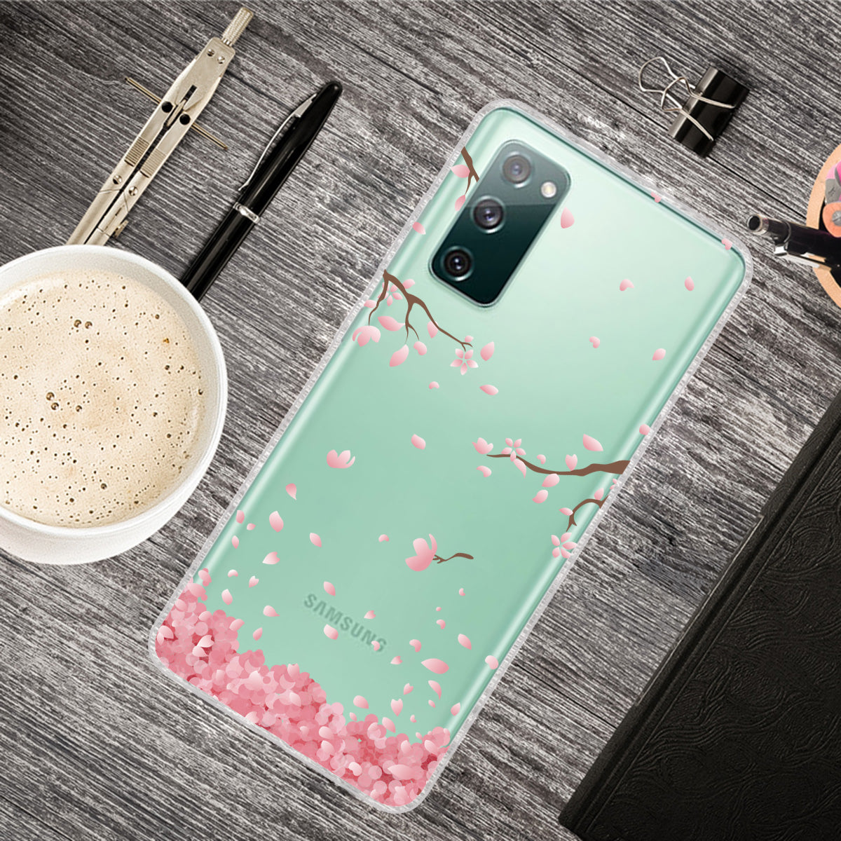 Stylish Pattern Printing TPU Case for Samsung Galaxy S20 FE/S20 Fan Edition/S20 FE 5G/S20 Fan Edition 5G/S20 Lite/S20 FE 2022 - Petals