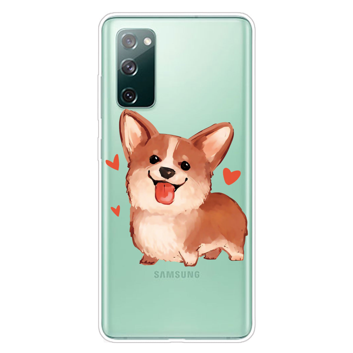 Stylish Pattern Printing TPU Case for Samsung Galaxy S20 FE/S20 Fan Edition/S20 FE 5G/S20 Fan Edition 5G/S20 Lite/S20 FE 2022 - Dog