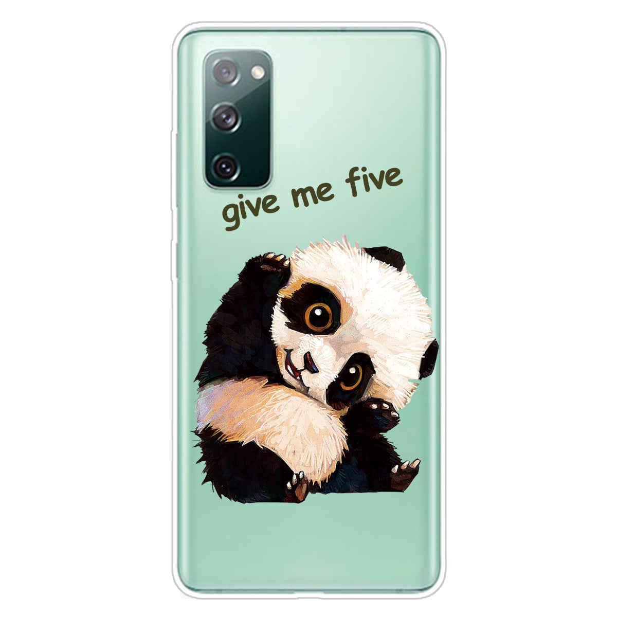 Stylish Pattern Printing TPU Case for Samsung Galaxy S20 FE/S20 Fan Edition/S20 FE 5G/S20 Fan Edition 5G/S20 Lite/S20 FE 2022 - Cute Panda