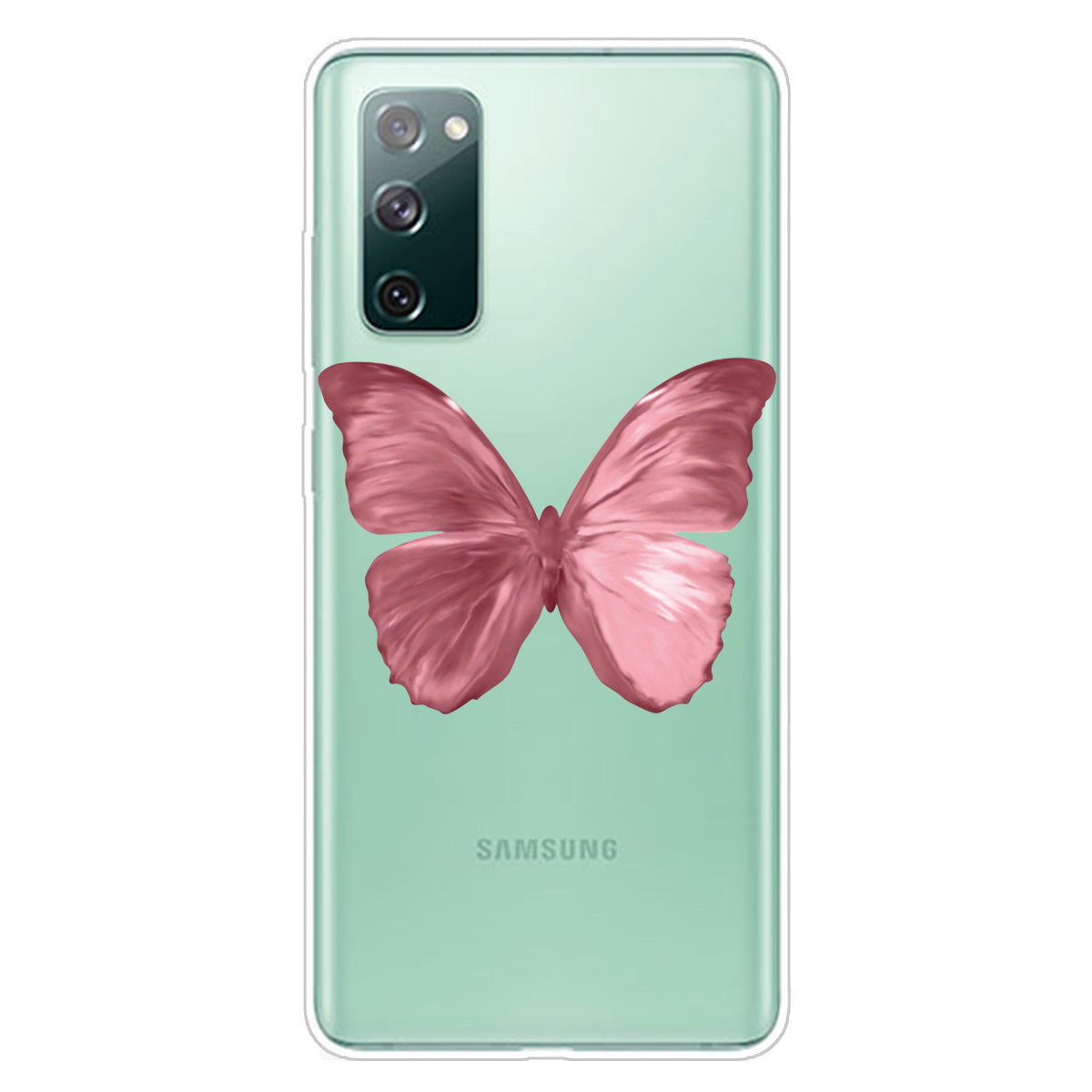 Stylish Pattern Printing TPU Case for Samsung Galaxy S20 FE/S20 Fan Edition/S20 FE 5G/S20 Fan Edition 5G/S20 Lite/S20 FE 2022 - Beautiful Butterfly