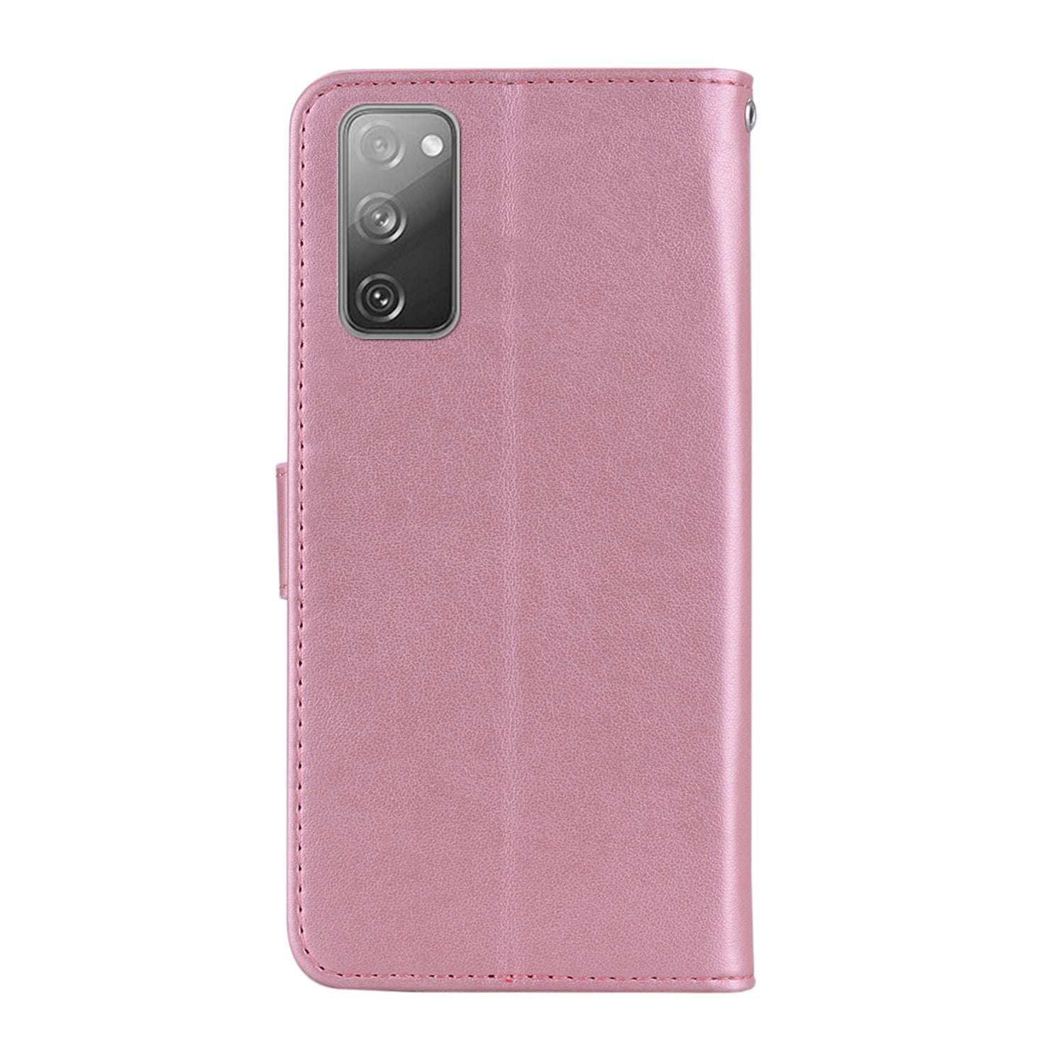 Owl Flower Imprint Leather Cover Mobile Shell for Samsung Galaxy S20 FE/S20 Fan Edition / S20 FE 5G/S20 Fan Edition 5G / S20 Lite  - Light Purple