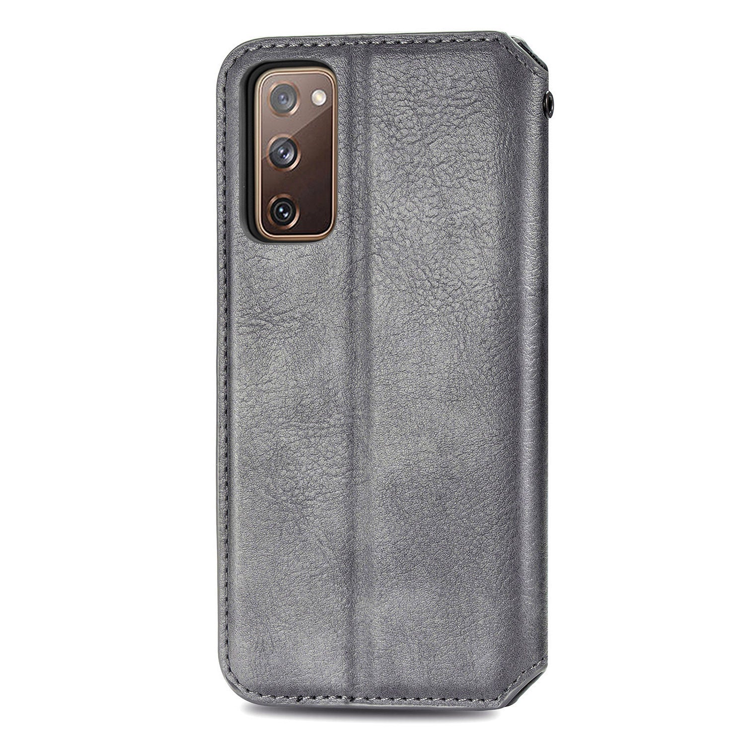 Auto-absorbed Diamond Texture PU Leather Cover for Samsung Galaxy S20 FE/S20 Fan Edition/S20 FE 5G/S20 Fan Edition 5G/S20 Lite/S20 FE 2022 - Grey