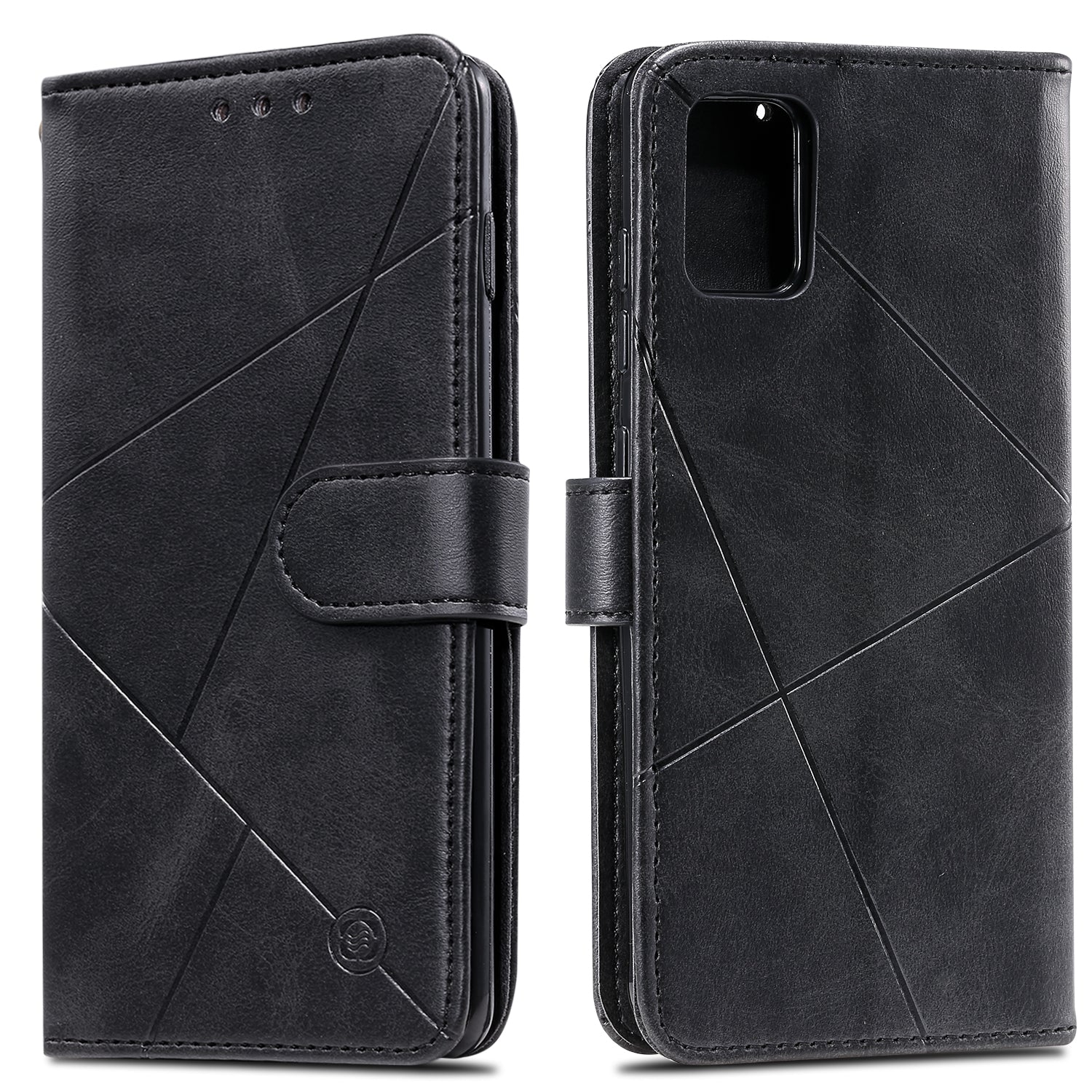 Diamond Splicing Leather Wallet Phone Protective Shell for Samsung Galaxy S20 FE/S20 Fan Edition/S20 FE 5G/S20 Fan Edition 5G/S20 Lite/S20 FE 2022 - Black