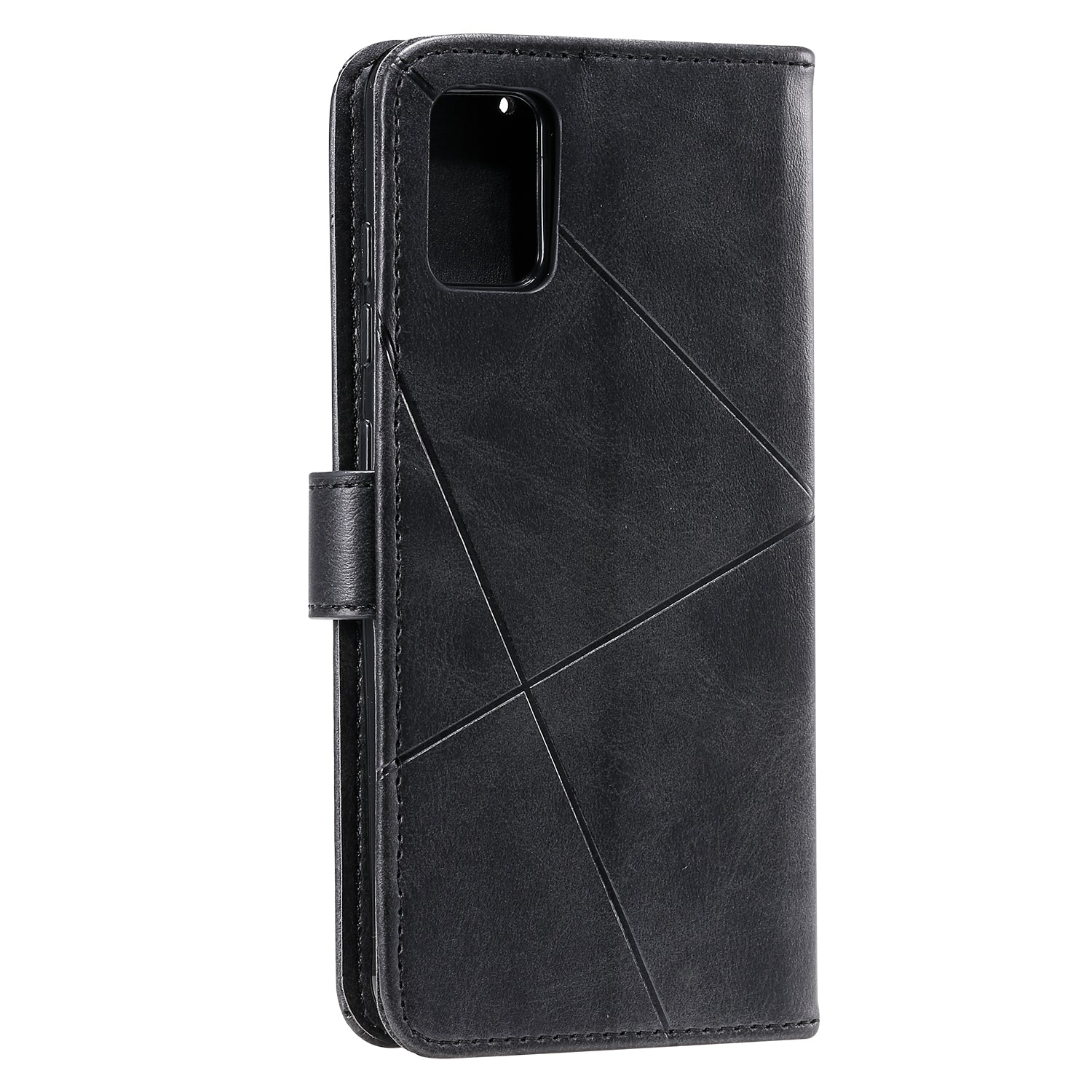 Diamond Splicing Leather Wallet Phone Protective Shell for Samsung Galaxy S20 FE/S20 Fan Edition/S20 FE 5G/S20 Fan Edition 5G/S20 Lite/S20 FE 2022 - Black