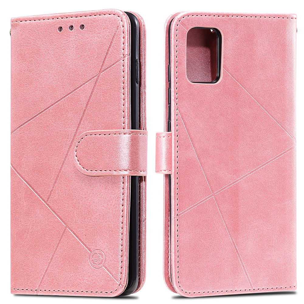 Diamond Splicing Leather Wallet Phone Protective Shell for Samsung Galaxy S20 FE/S20 Fan Edition/S20 FE 5G/S20 Fan Edition 5G/S20 Lite/S20 FE 2022 - Pink