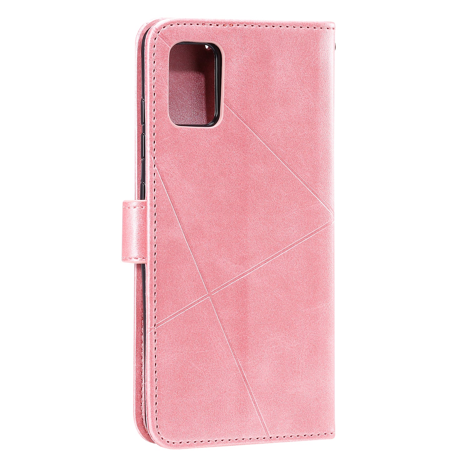 Diamond Splicing Leather Wallet Phone Protective Shell for Samsung Galaxy S20 FE/S20 Fan Edition/S20 FE 5G/S20 Fan Edition 5G/S20 Lite/S20 FE 2022 - Pink