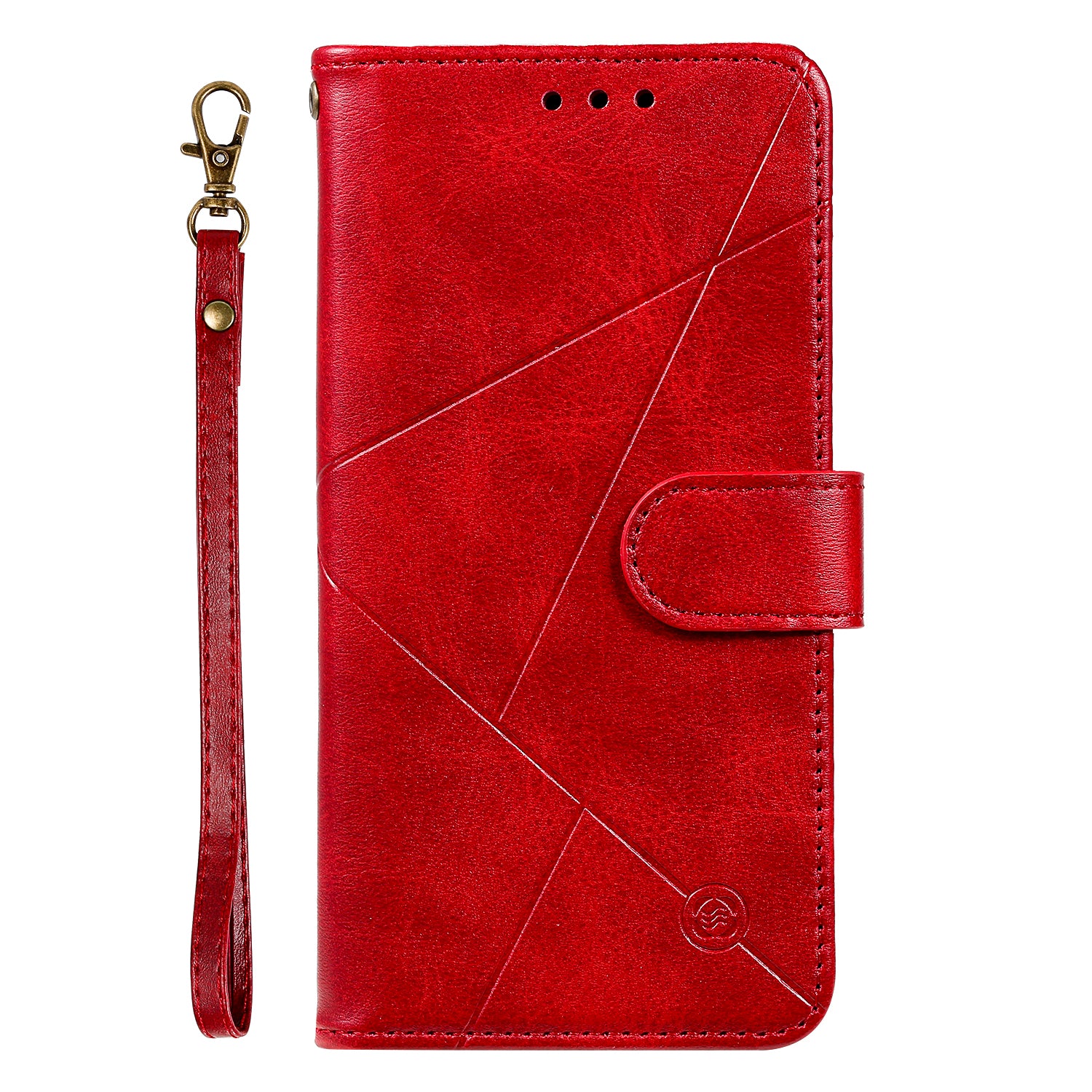 Diamond Splicing Leather Wallet Phone Protective Shell for Samsung Galaxy S20 FE/S20 Fan Edition/S20 FE 5G/S20 Fan Edition 5G/S20 Lite/S20 FE 2022 - Red