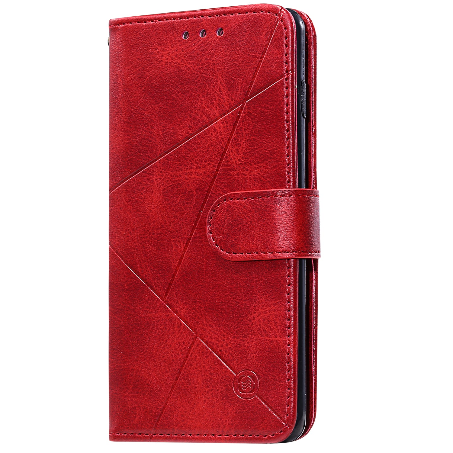 Diamond Splicing Leather Wallet Phone Protective Shell for Samsung Galaxy S20 FE/S20 Fan Edition/S20 FE 5G/S20 Fan Edition 5G/S20 Lite/S20 FE 2022 - Red