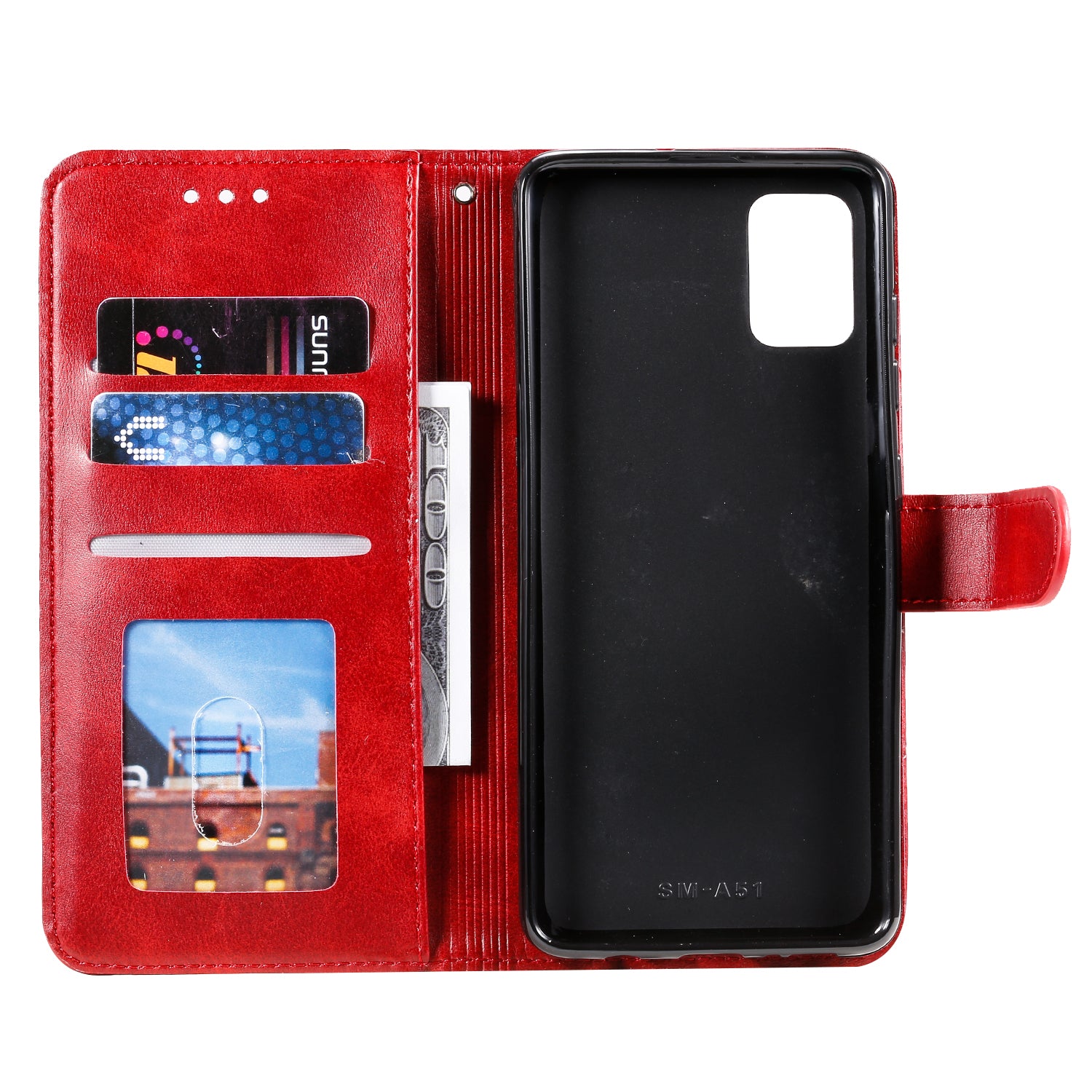 Diamond Splicing Leather Wallet Phone Protective Shell for Samsung Galaxy S20 FE/S20 Fan Edition/S20 FE 5G/S20 Fan Edition 5G/S20 Lite/S20 FE 2022 - Red