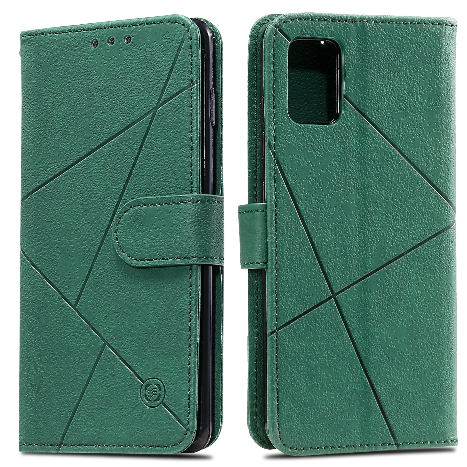 Diamond Splicing Leather Wallet Phone Protective Shell for Samsung Galaxy S20 FE/S20 Fan Edition/S20 FE 5G/S20 Fan Edition 5G/S20 Lite/S20 FE 2022 - Green