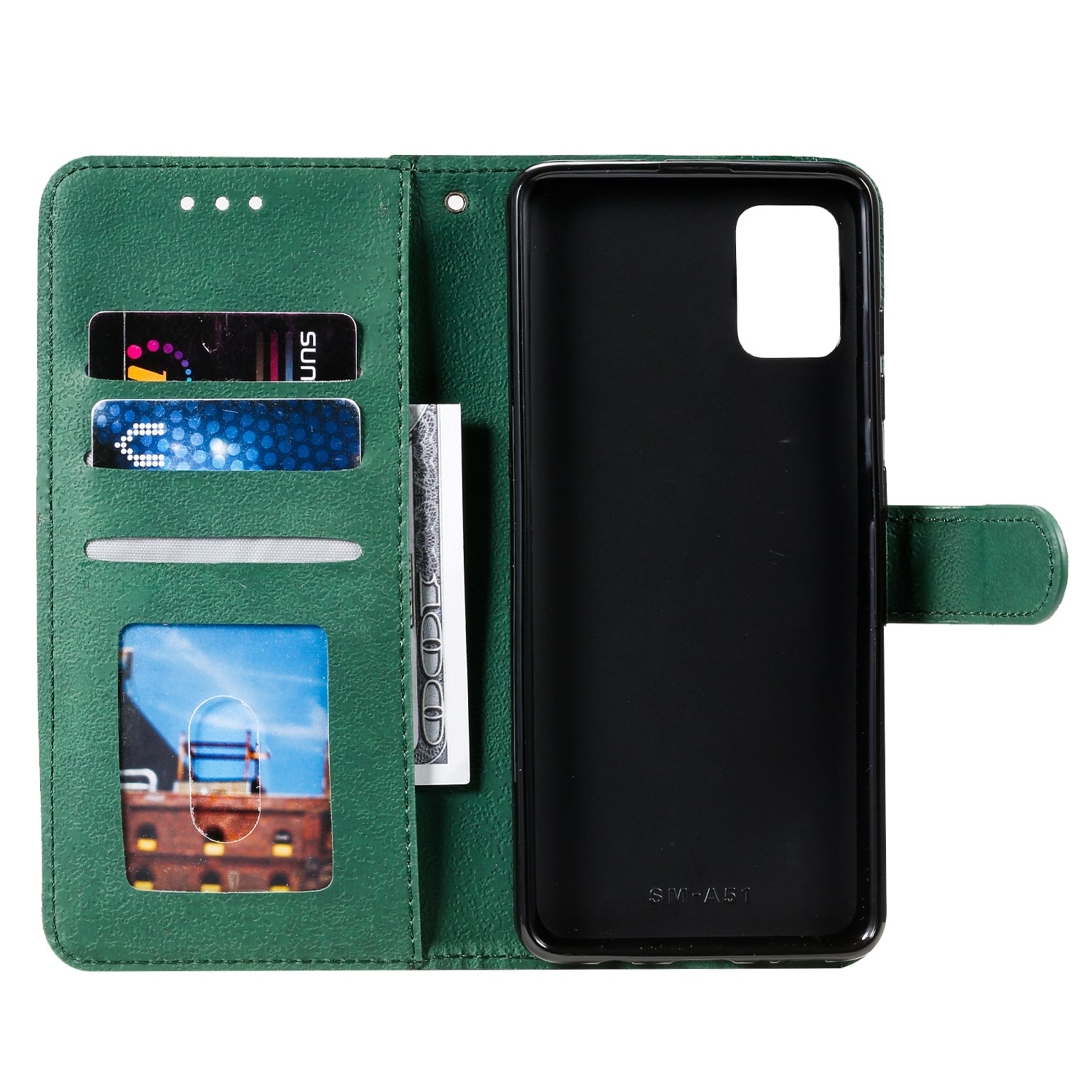 Diamond Splicing Leather Wallet Phone Protective Shell for Samsung Galaxy S20 FE/S20 Fan Edition/S20 FE 5G/S20 Fan Edition 5G/S20 Lite/S20 FE 2022 - Green