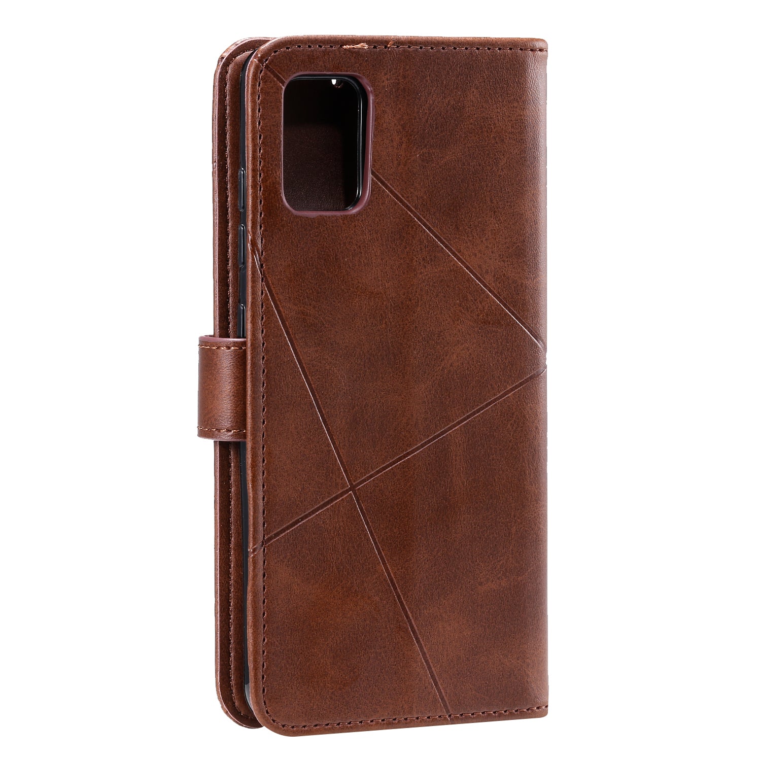 Diamond Splicing Leather Wallet Phone Protective Shell for Samsung Galaxy S20 FE/S20 Fan Edition/S20 FE 5G/S20 Fan Edition 5G/S20 Lite/S20 FE 2022 - Brown