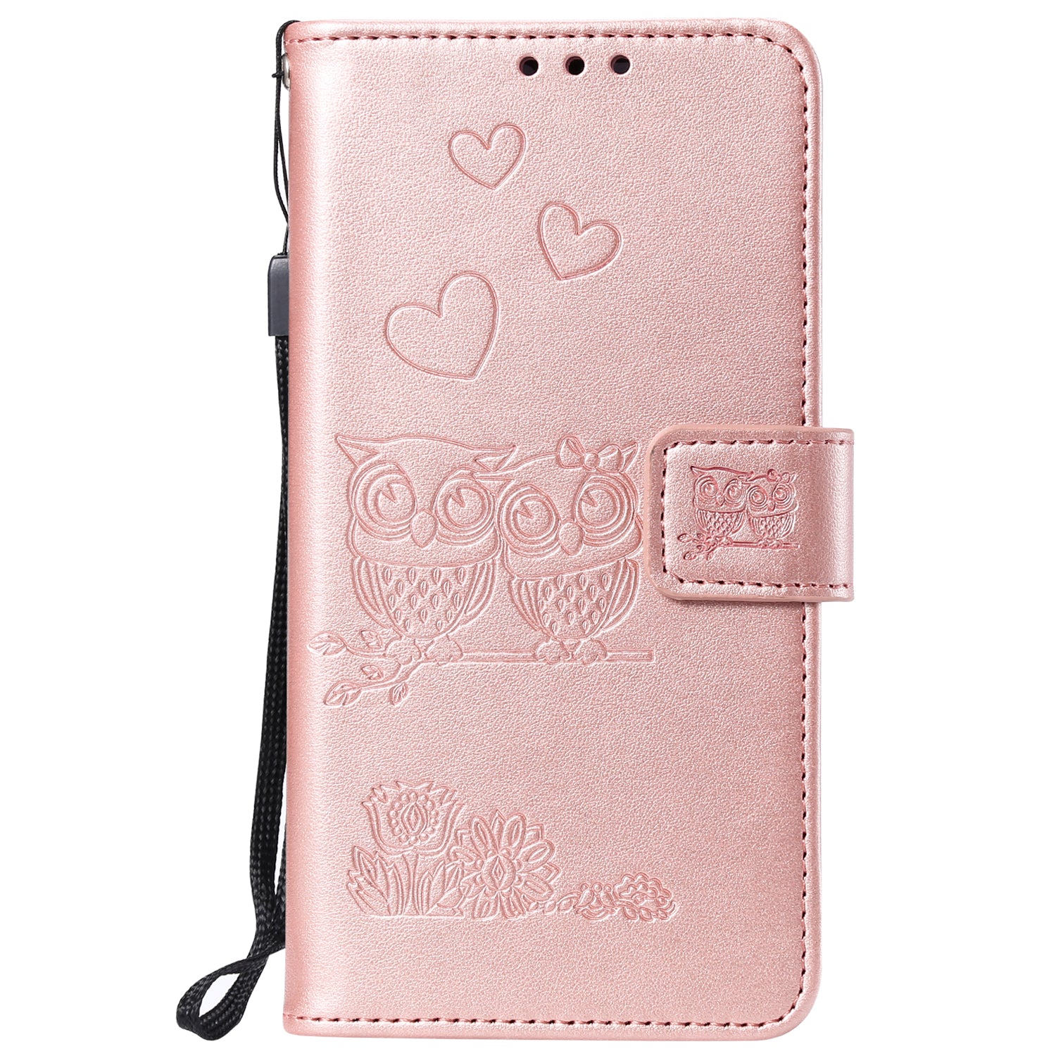 Imprint Owl Pattern Leather Phone Cover Case for Samsung Galaxy S20 FE/S20 Fan Edition/S20 FE 5G/S20 Fan Edition 5G/S20 Lite/S20 FE 2022 - Pink